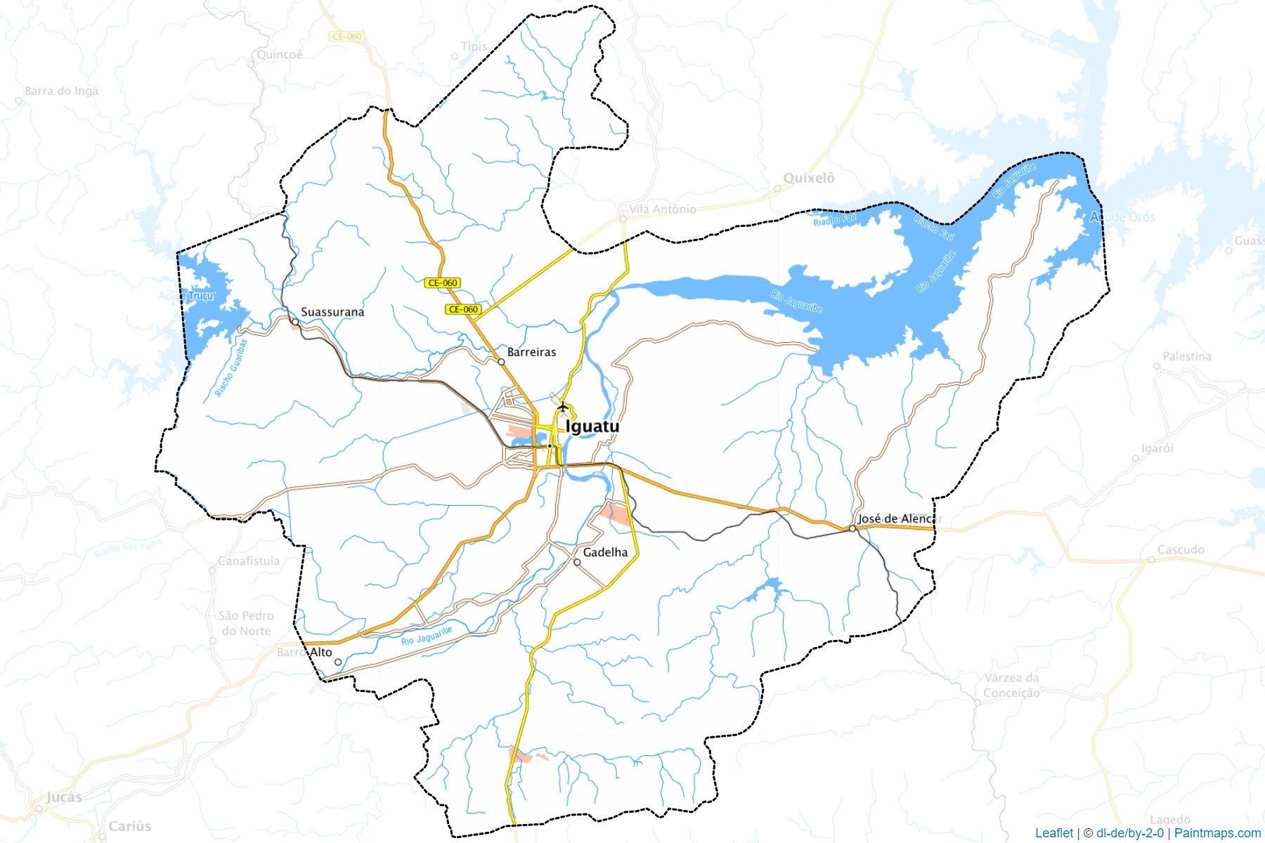 Muestras de recorte de mapas Iguatu (Ceara)-1