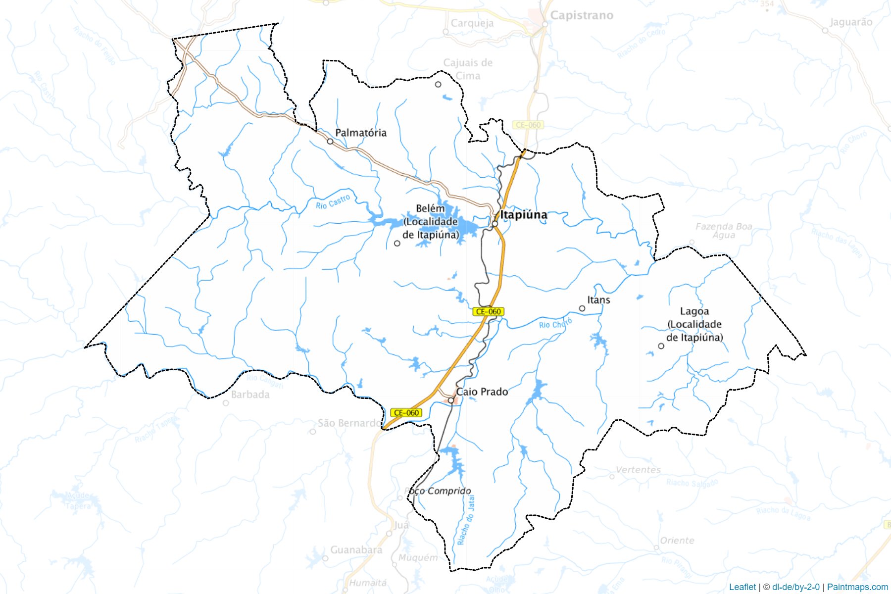 Muestras de recorte de mapas Itapiuna (Ceara)-1