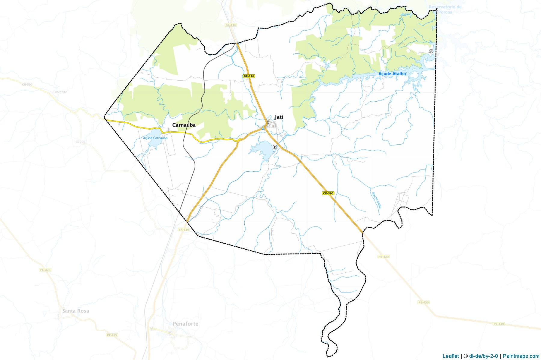 Muestras de recorte de mapas Jati (Ceara)-1