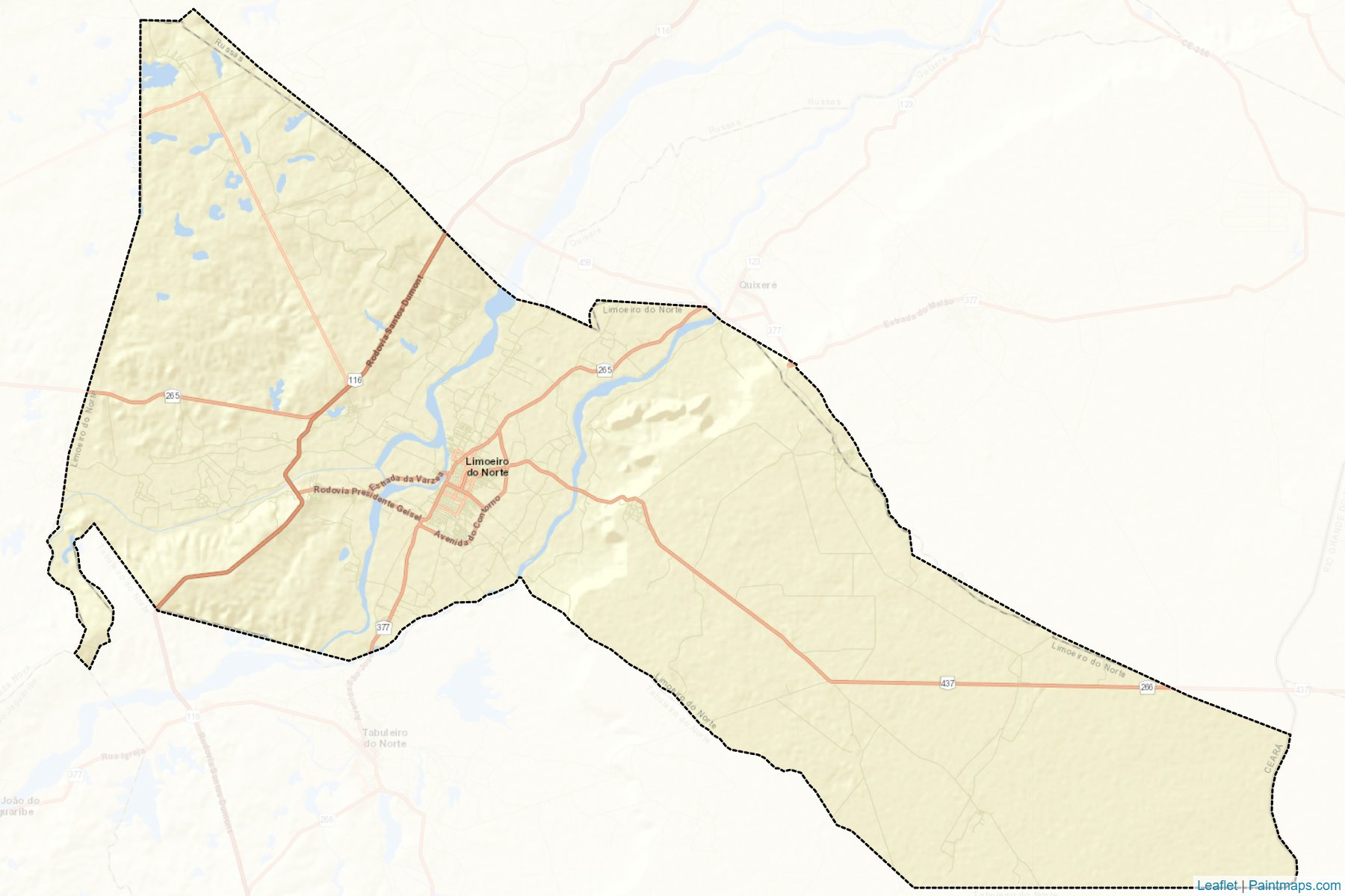 Limoeiro do Norte (Ceara) Map Cropping Samples-2