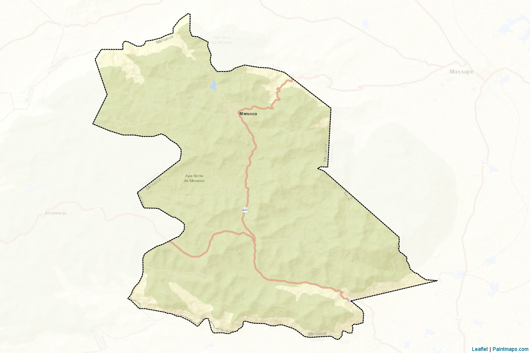 Muestras de recorte de mapas Meruoca (Ceara)-2