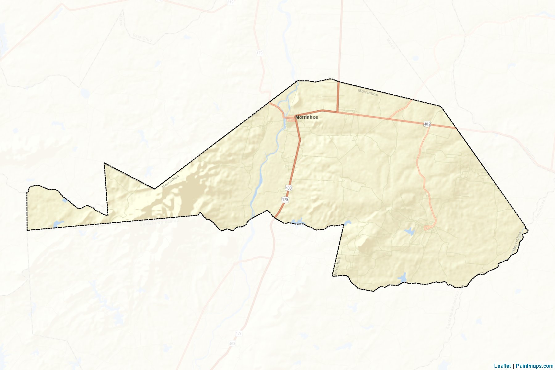 Muestras de recorte de mapas Morrinhos (Ceara)-2