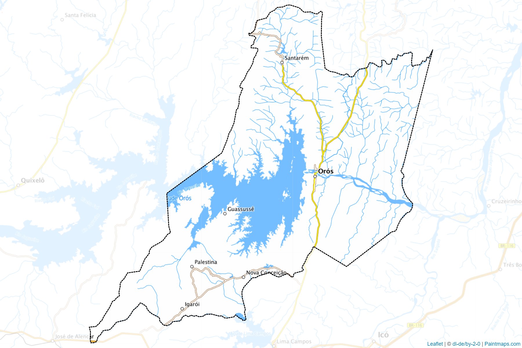 Muestras de recorte de mapas Oros (Ceara)-1