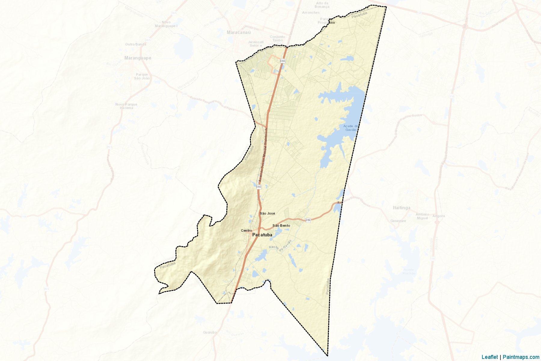 Muestras de recorte de mapas Pacatuba (Ceara)-2