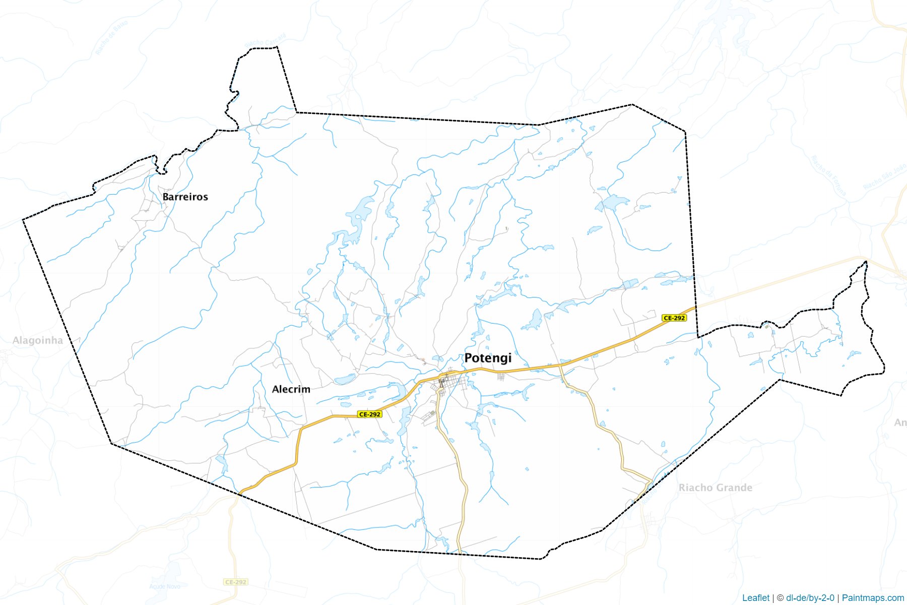 Muestras de recorte de mapas Potengi (Ceara)-1