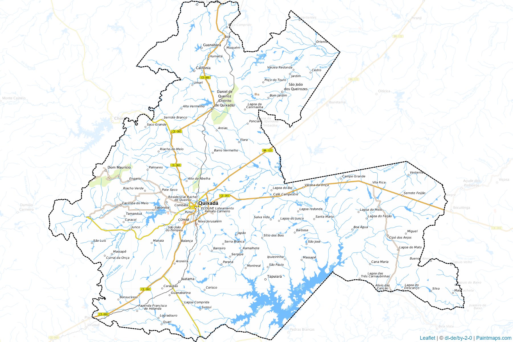 Muestras de recorte de mapas Quixada (Ceara)-1