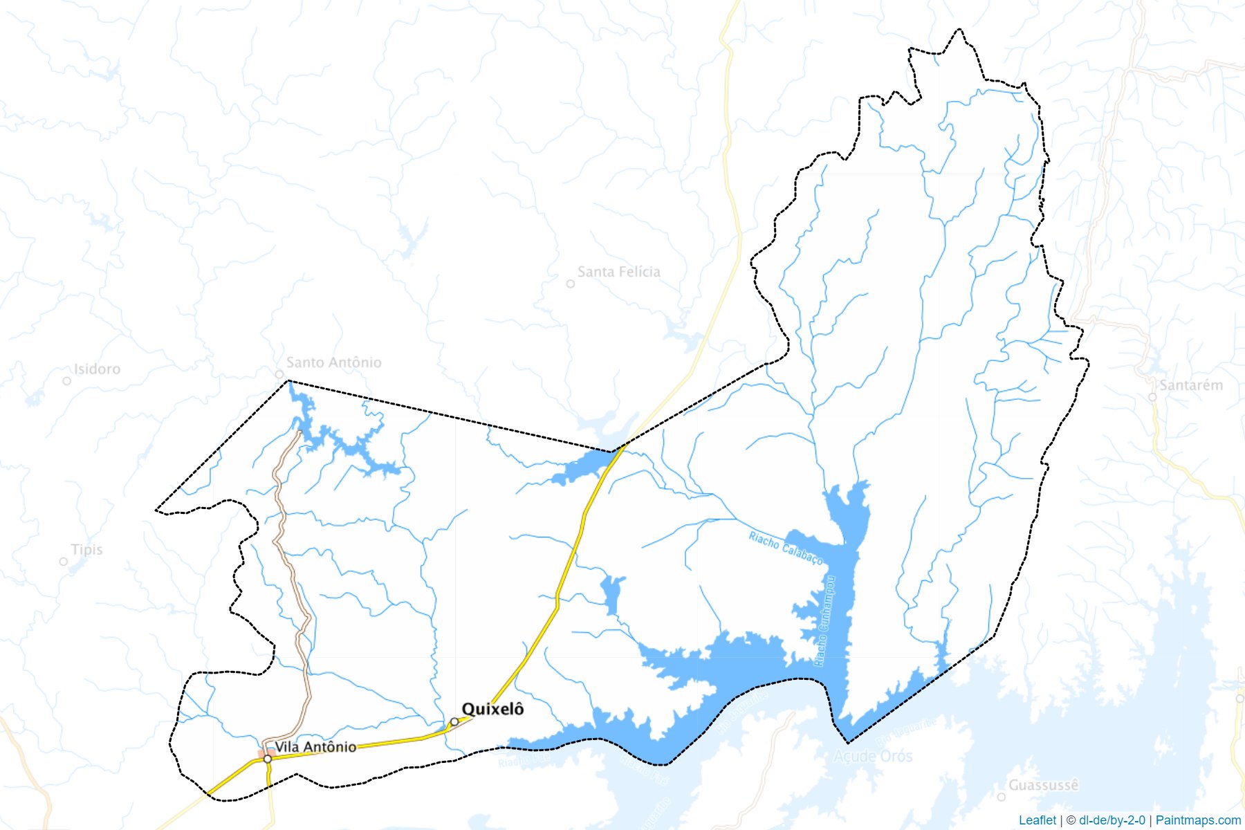 Muestras de recorte de mapas Quixelo (Ceara)-1