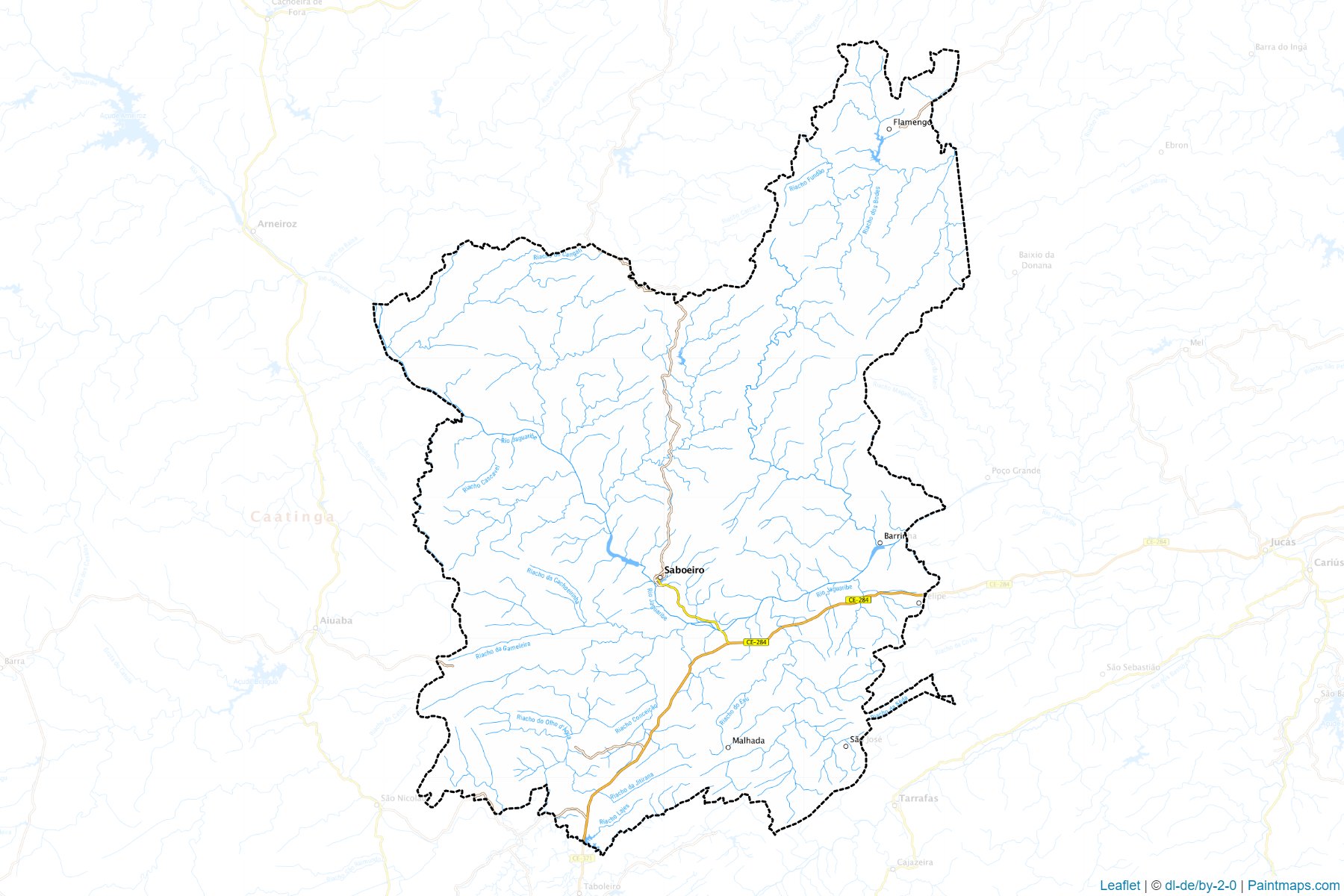 Saboeiro (Ceara) Map Cropping Samples-1