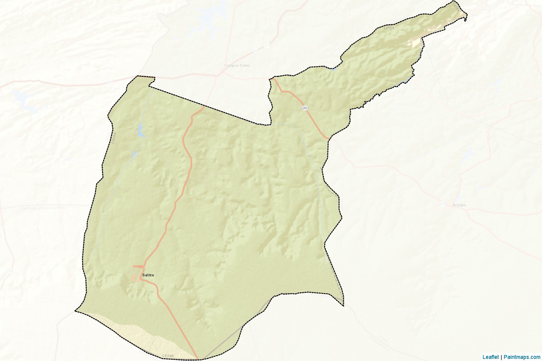 Muestras de recorte de mapas Salitre (Ceara)-2