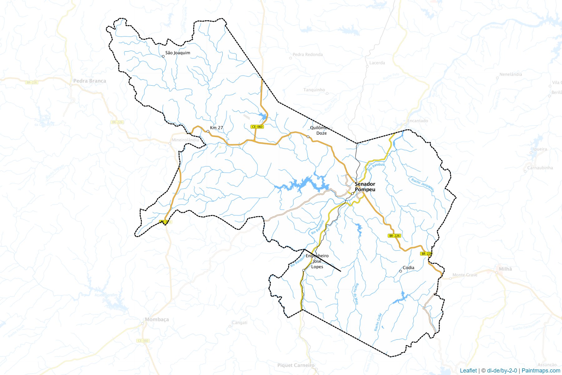 Muestras de recorte de mapas Senador Pompeu (Ceara)-1