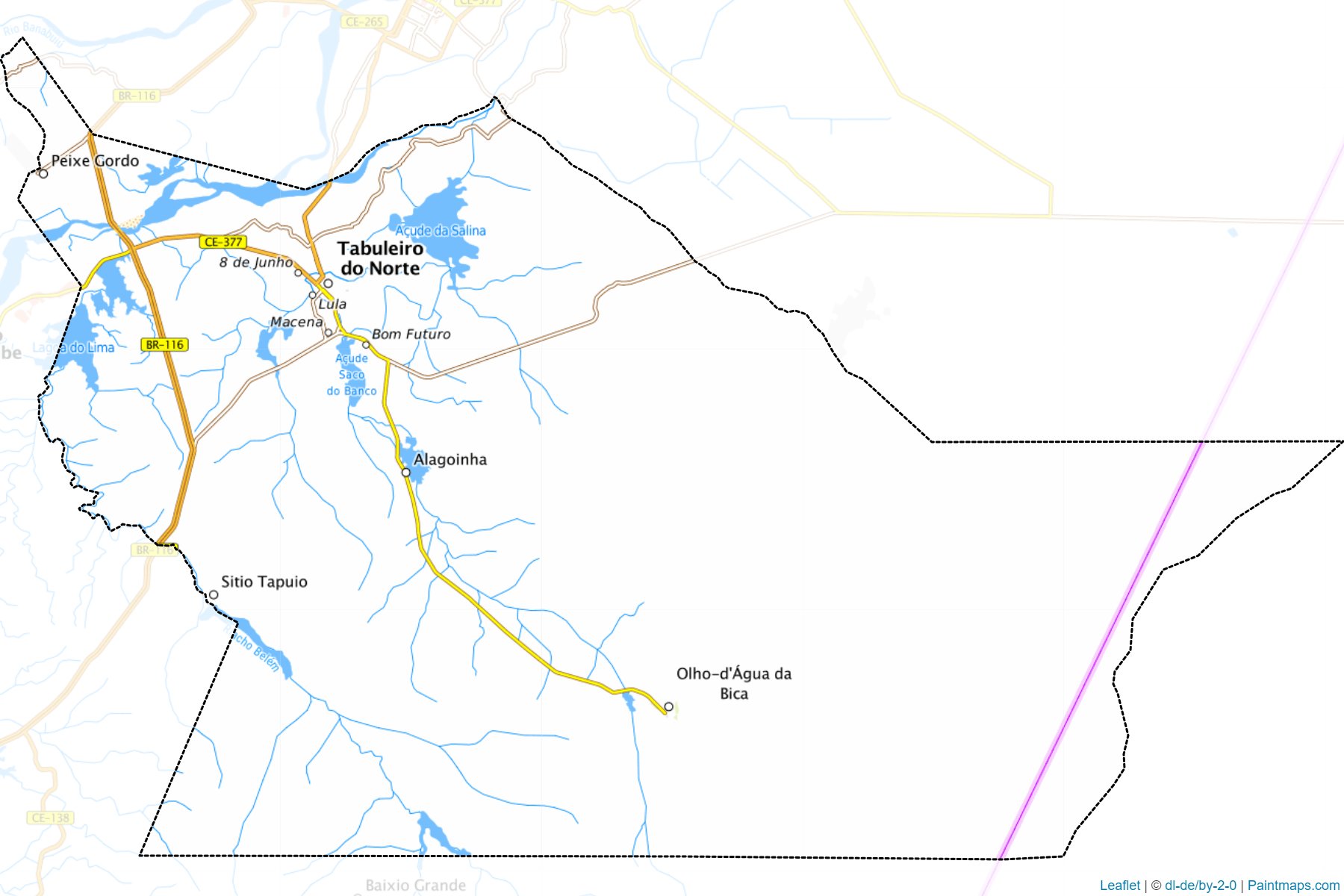 Muestras de recorte de mapas Tabuleiro do Norte (Ceara)-1