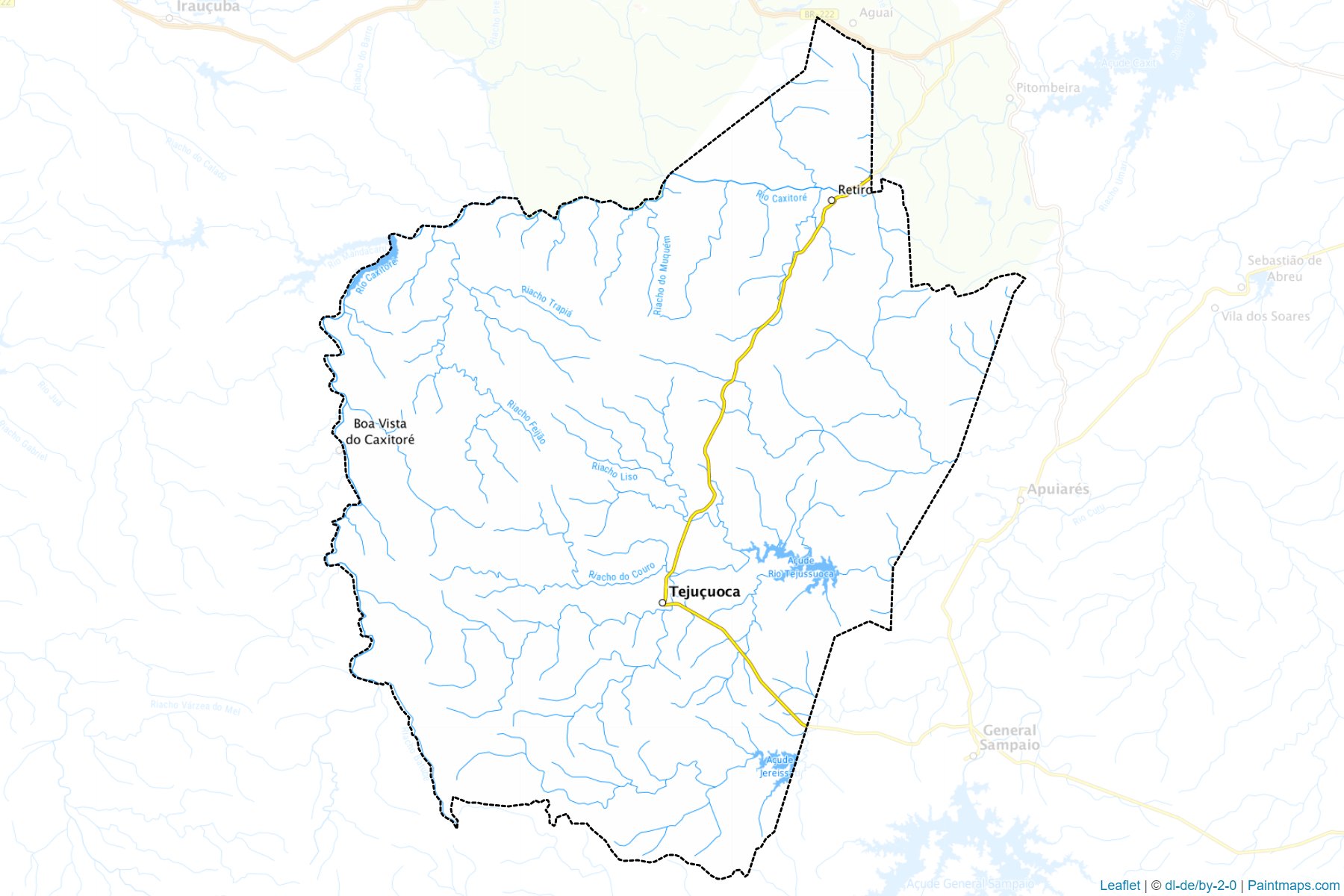 Muestras de recorte de mapas Tejucuoca (Ceara)-1