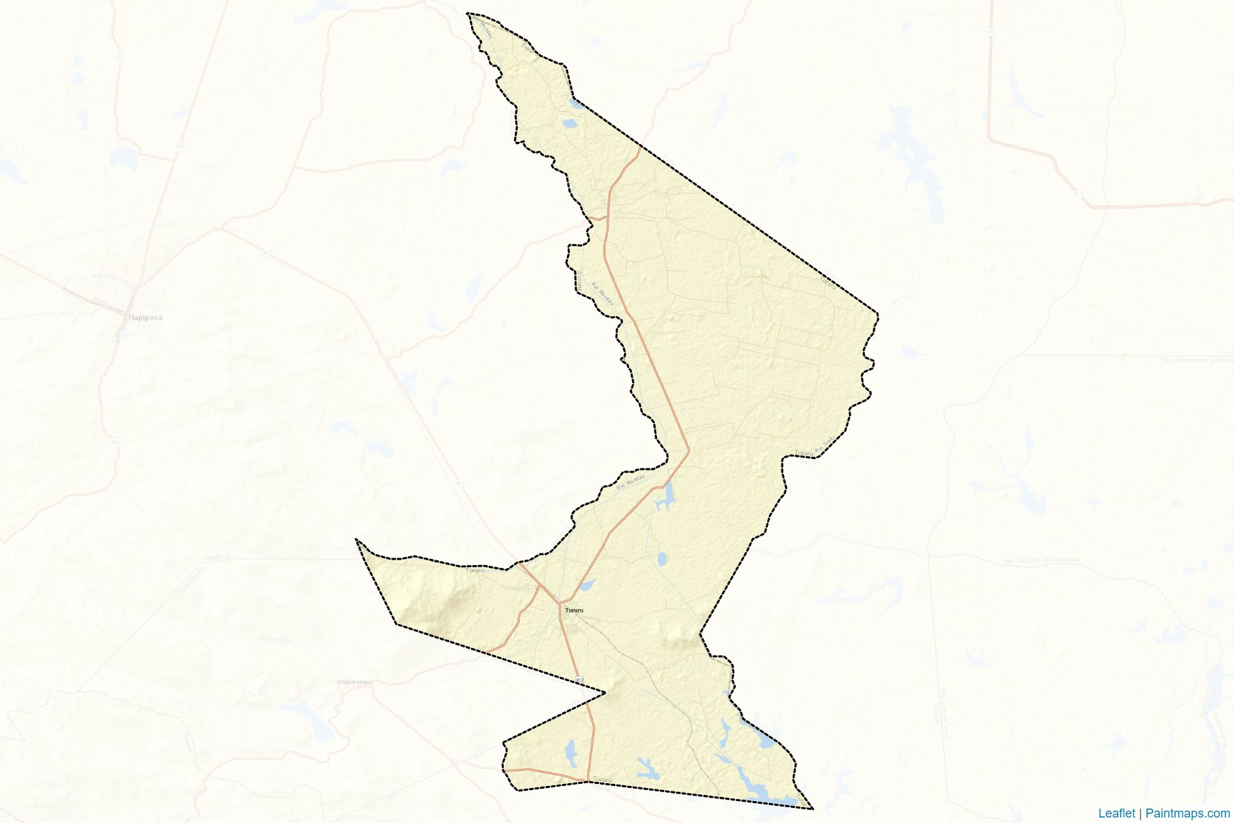 Muestras de recorte de mapas Tururu (Ceara)-2