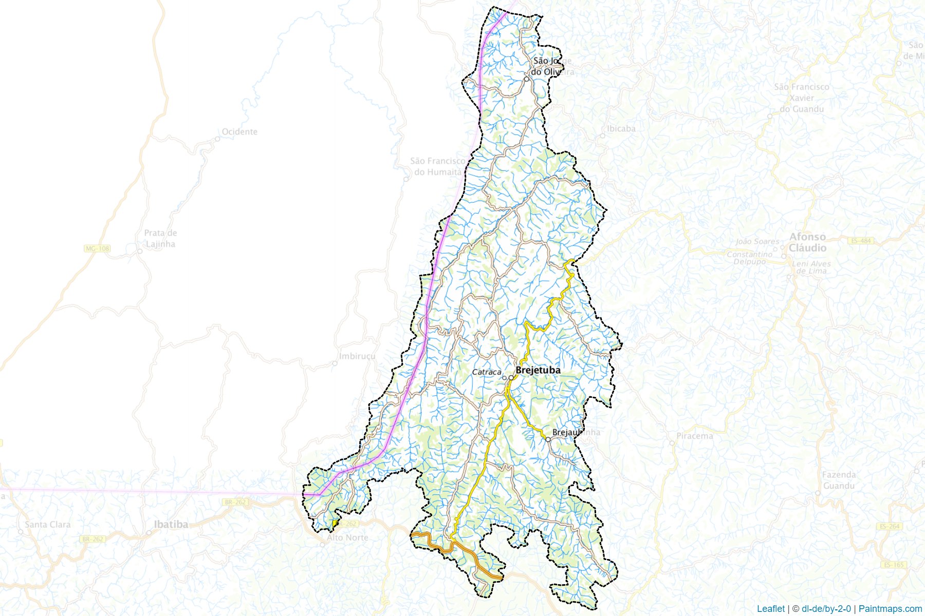 Brejetuba (Espirito Santo) Map Cropping Samples-1