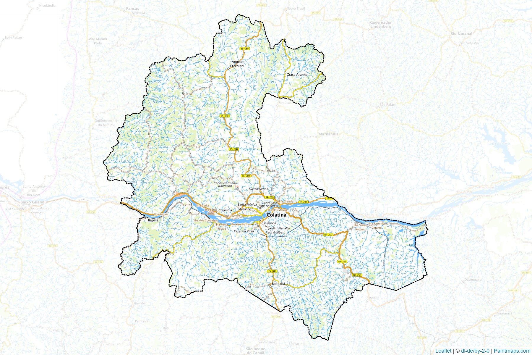 Colatina (Espirito Santo) Map Cropping Samples-1