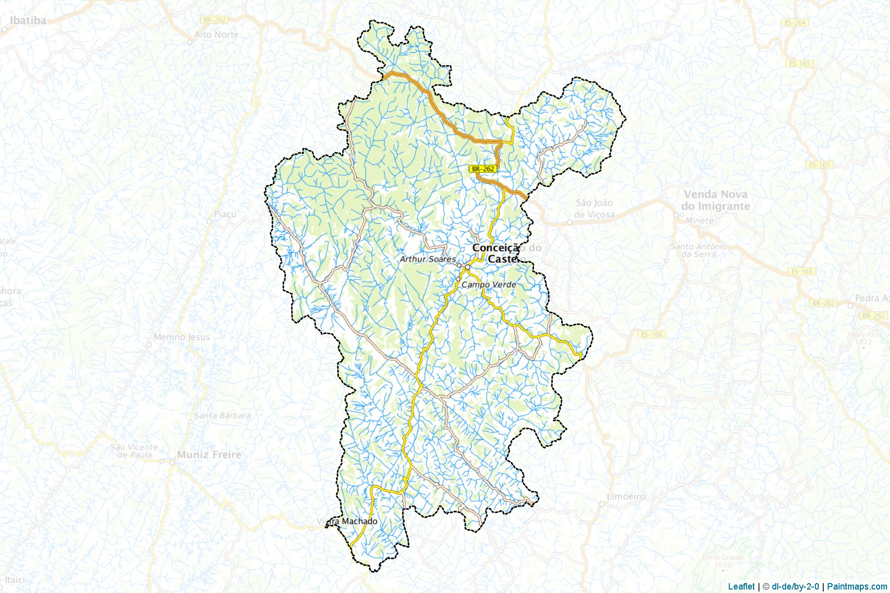 Conceicao do Castelo (Espirito Santo) Map Cropping Samples-1