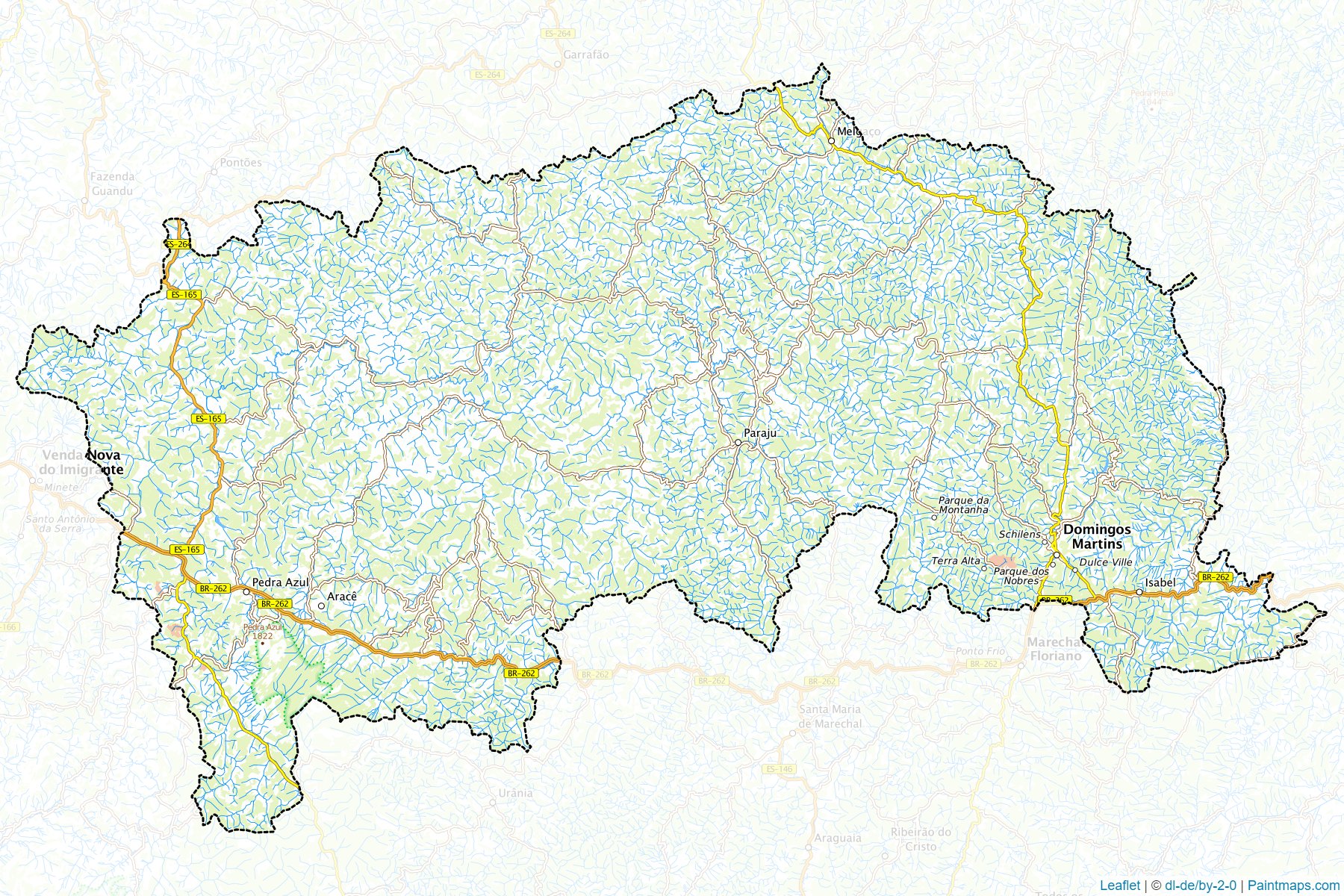 Domingos Martins (Espirito Santo) Map Cropping Samples-1