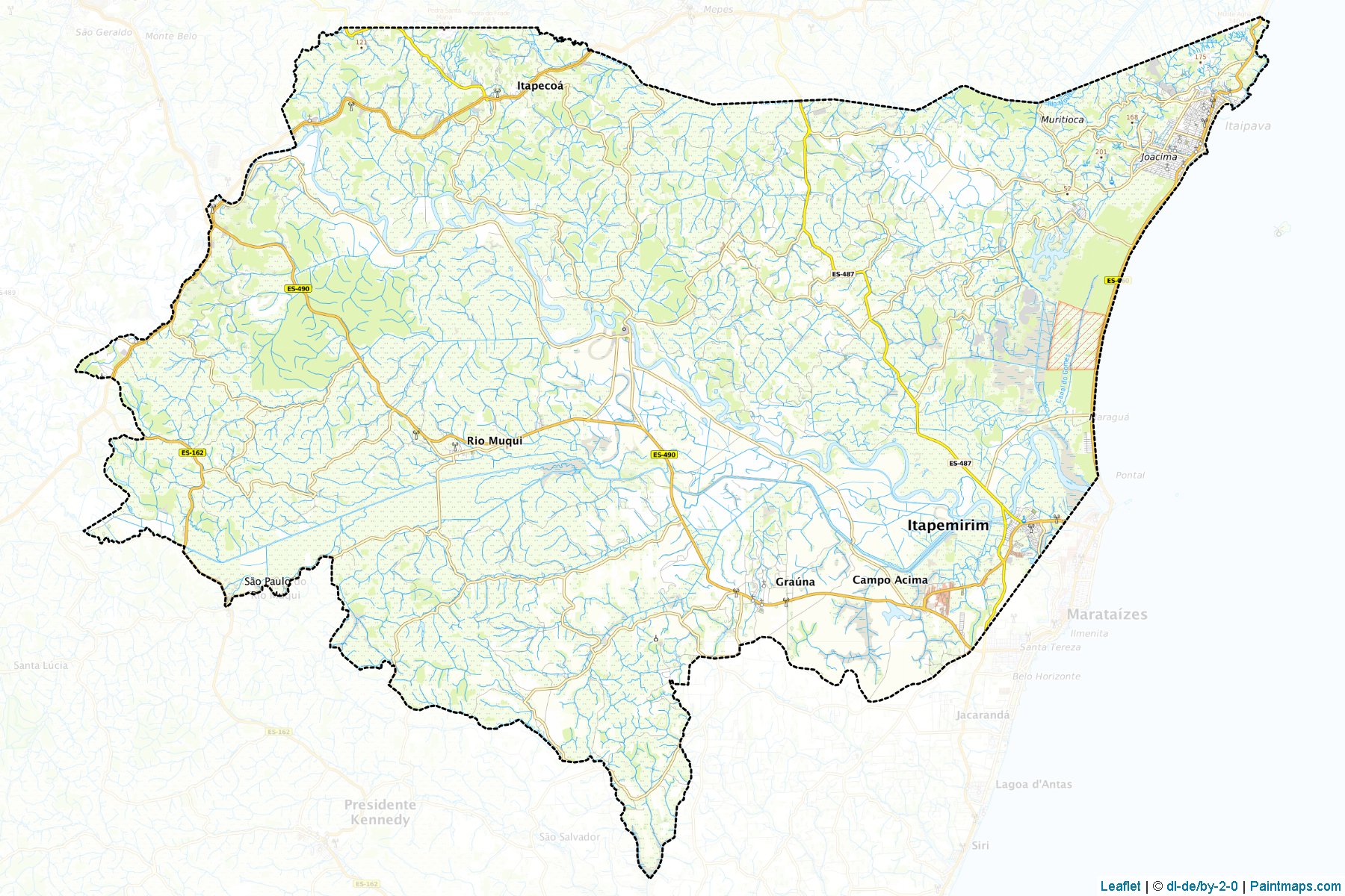 Itapemirim (Espirito Santo) Map Cropping Samples-1