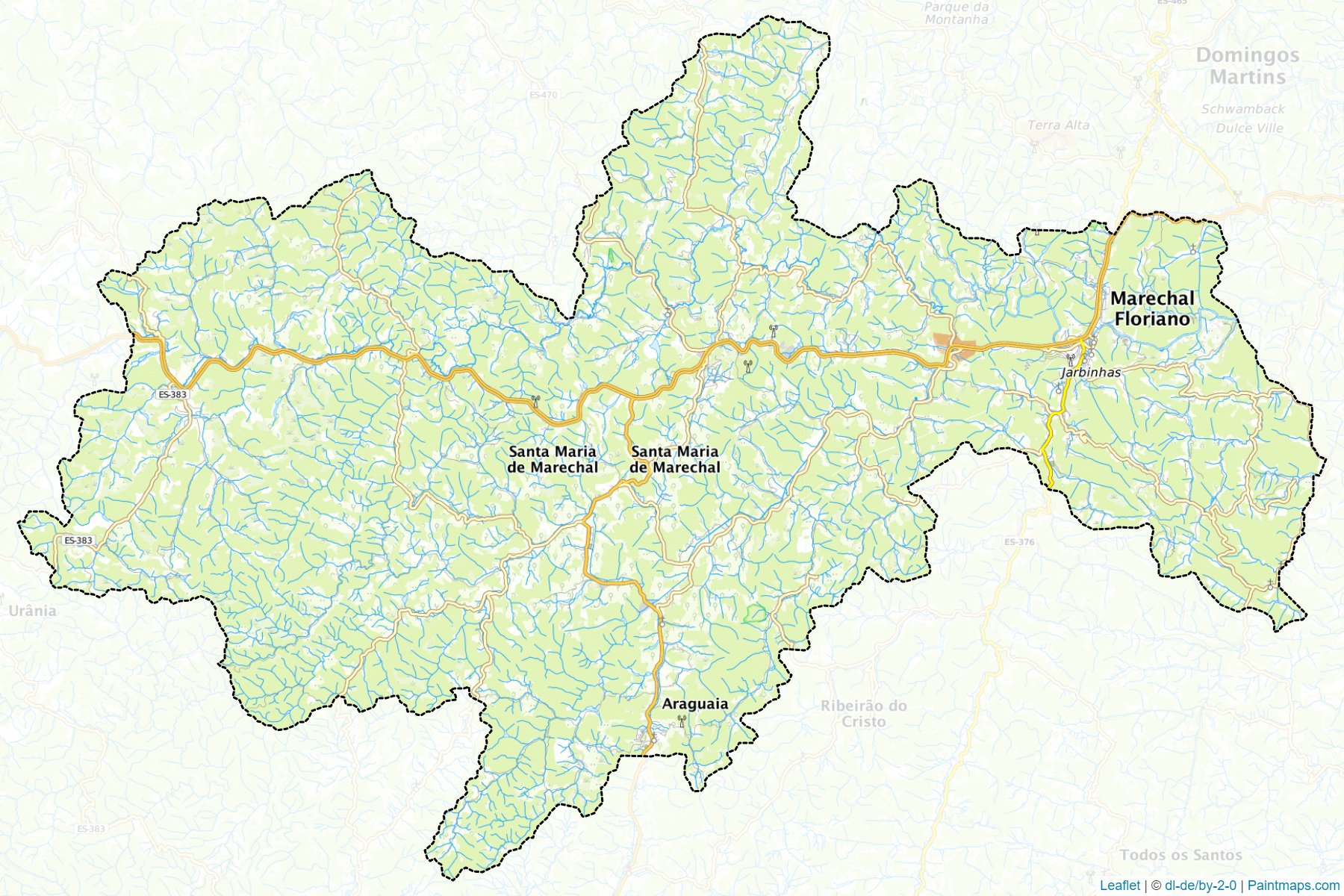 Marechal Floriano (Espirito Santo) Map Cropping Samples-1