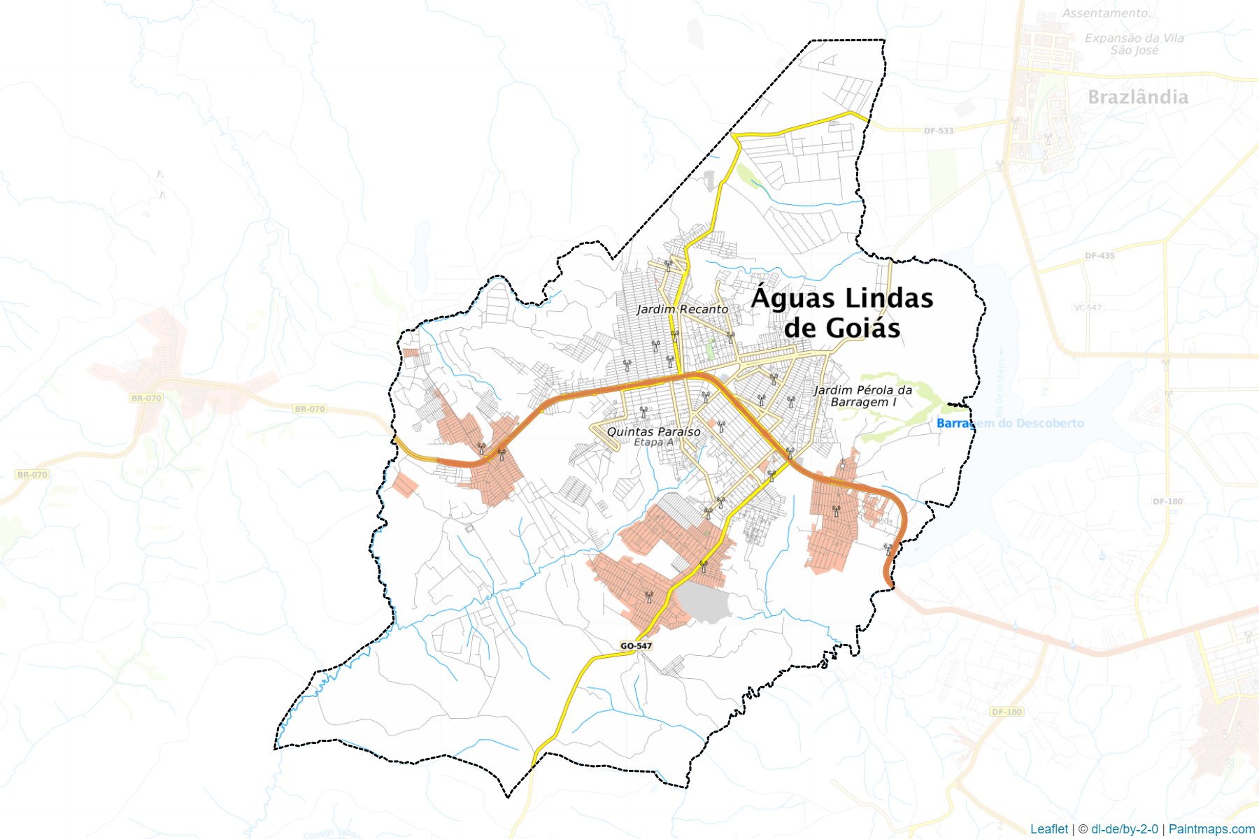 Aguas Lindas de Goias (Goias) Map Cropping Samples-1