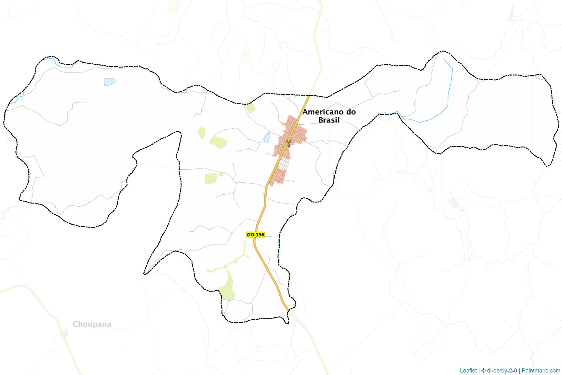 Muestras de recorte de mapas Americano do Brasil (Goias)-1