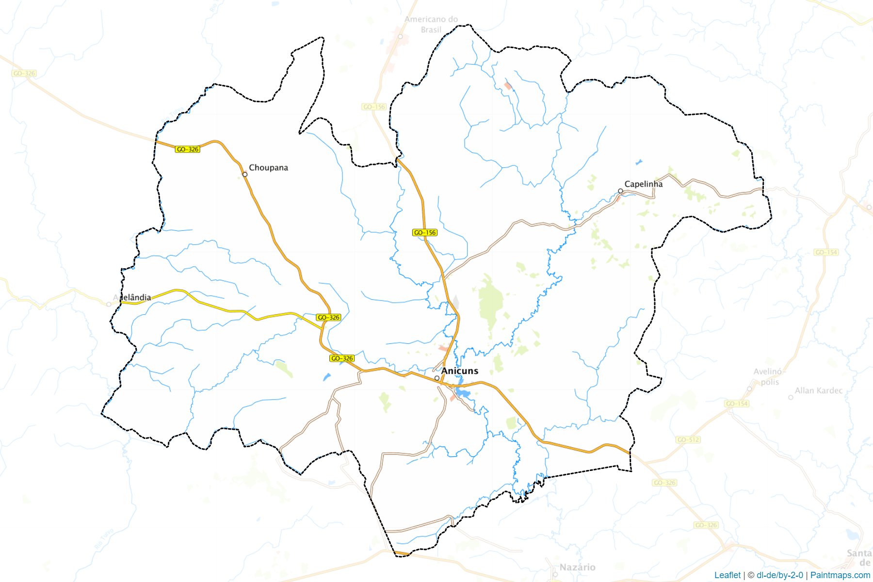 Muestras de recorte de mapas Anicuns (Goias)-1