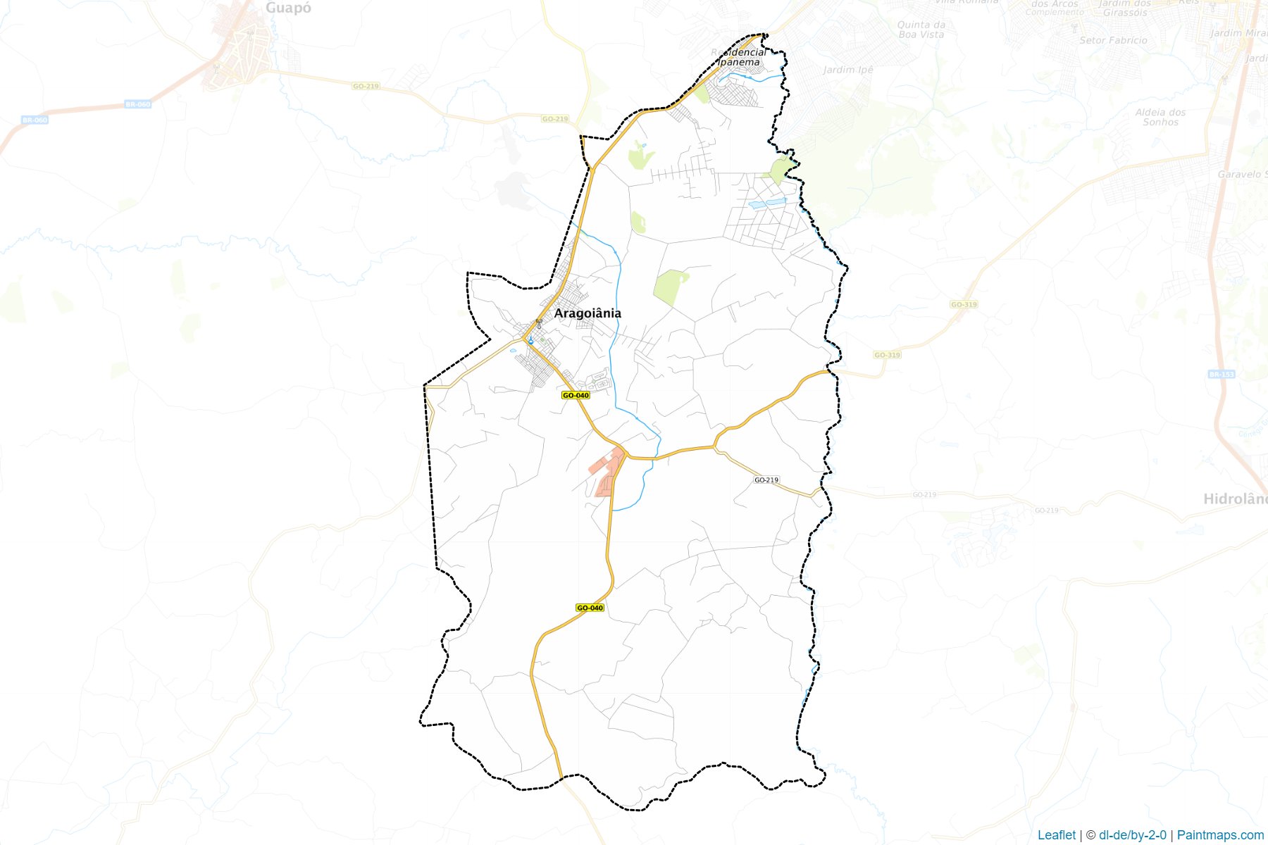 Aragoiania (Goias) Map Cropping Samples-1