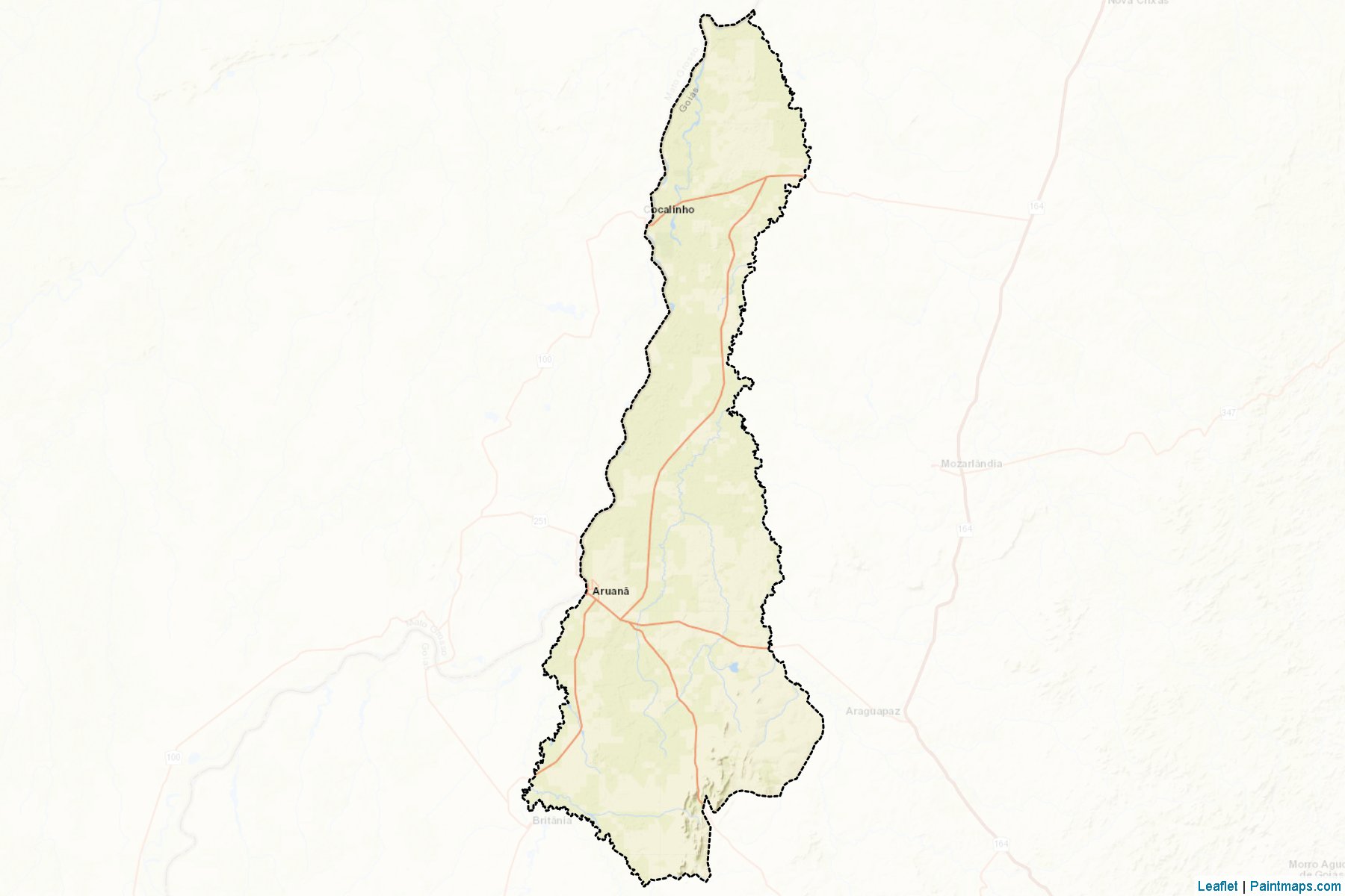 Aruana (Goias) Map Cropping Samples-2