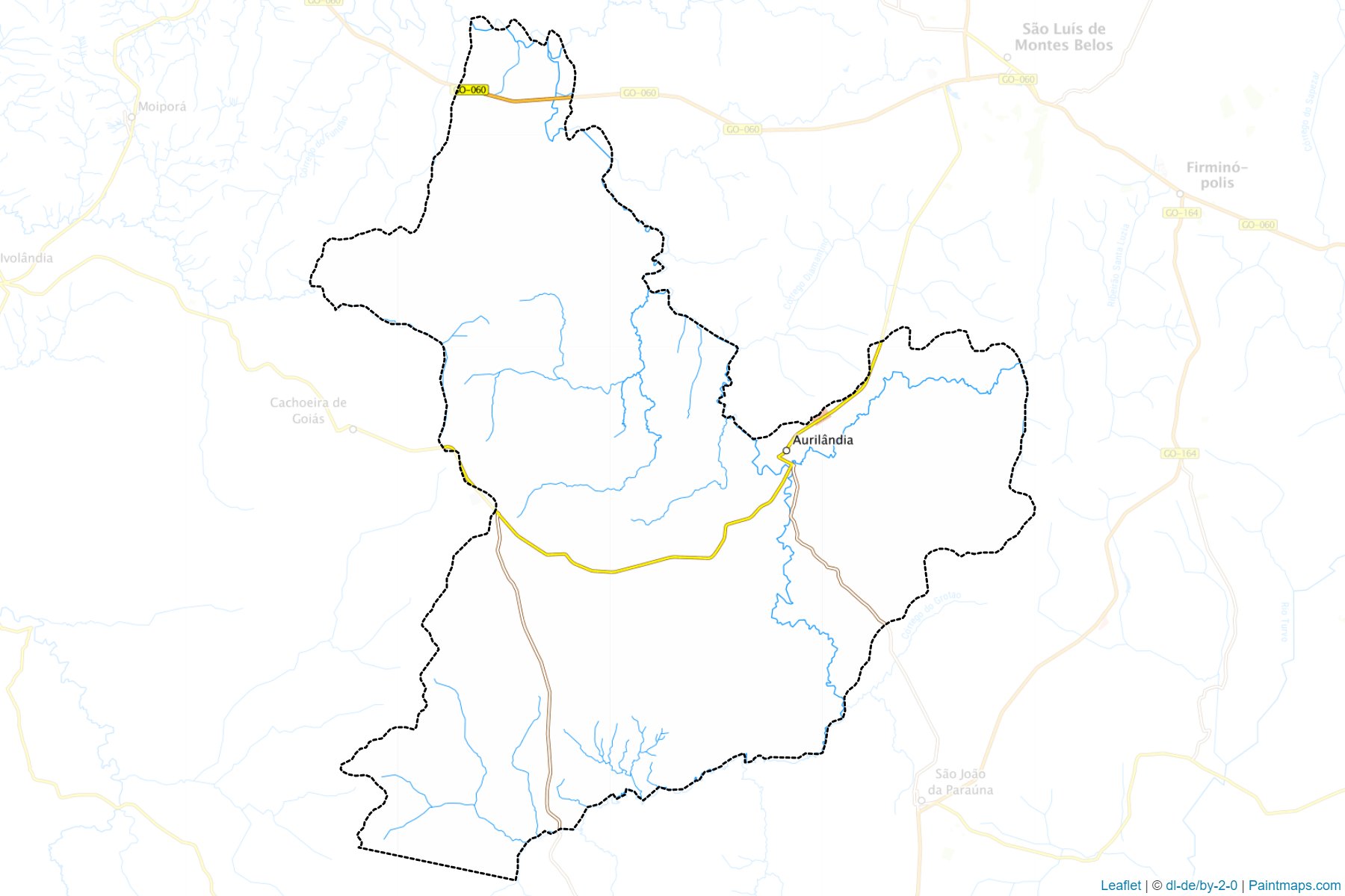 Aurilandia (Goias) Map Cropping Samples-1