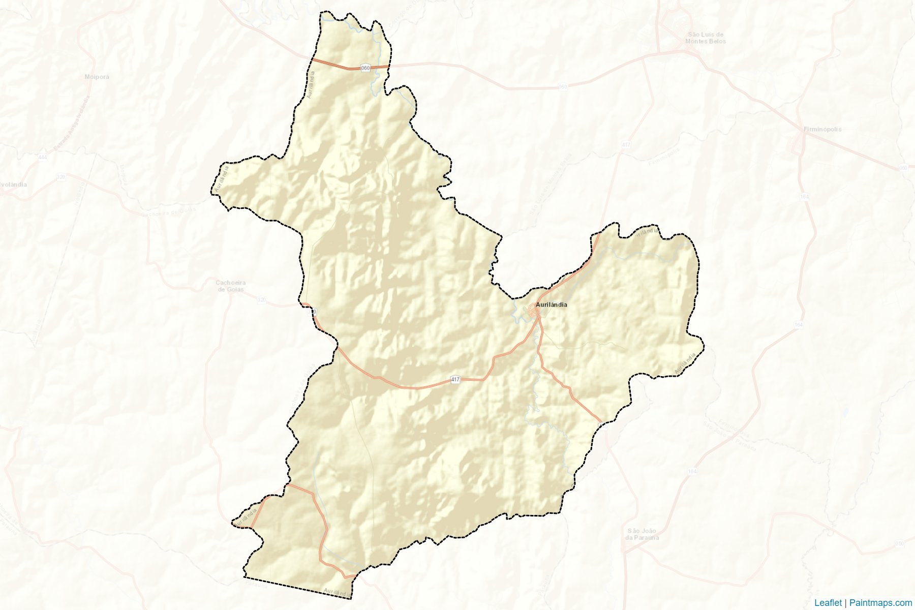 Aurilandia (Goias) Map Cropping Samples-2