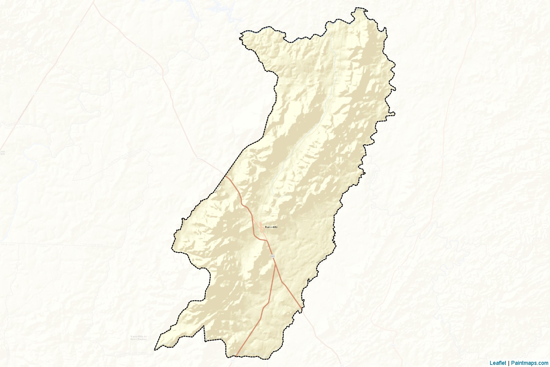 Muestras de recorte de mapas Barro Alto (Goias)-2