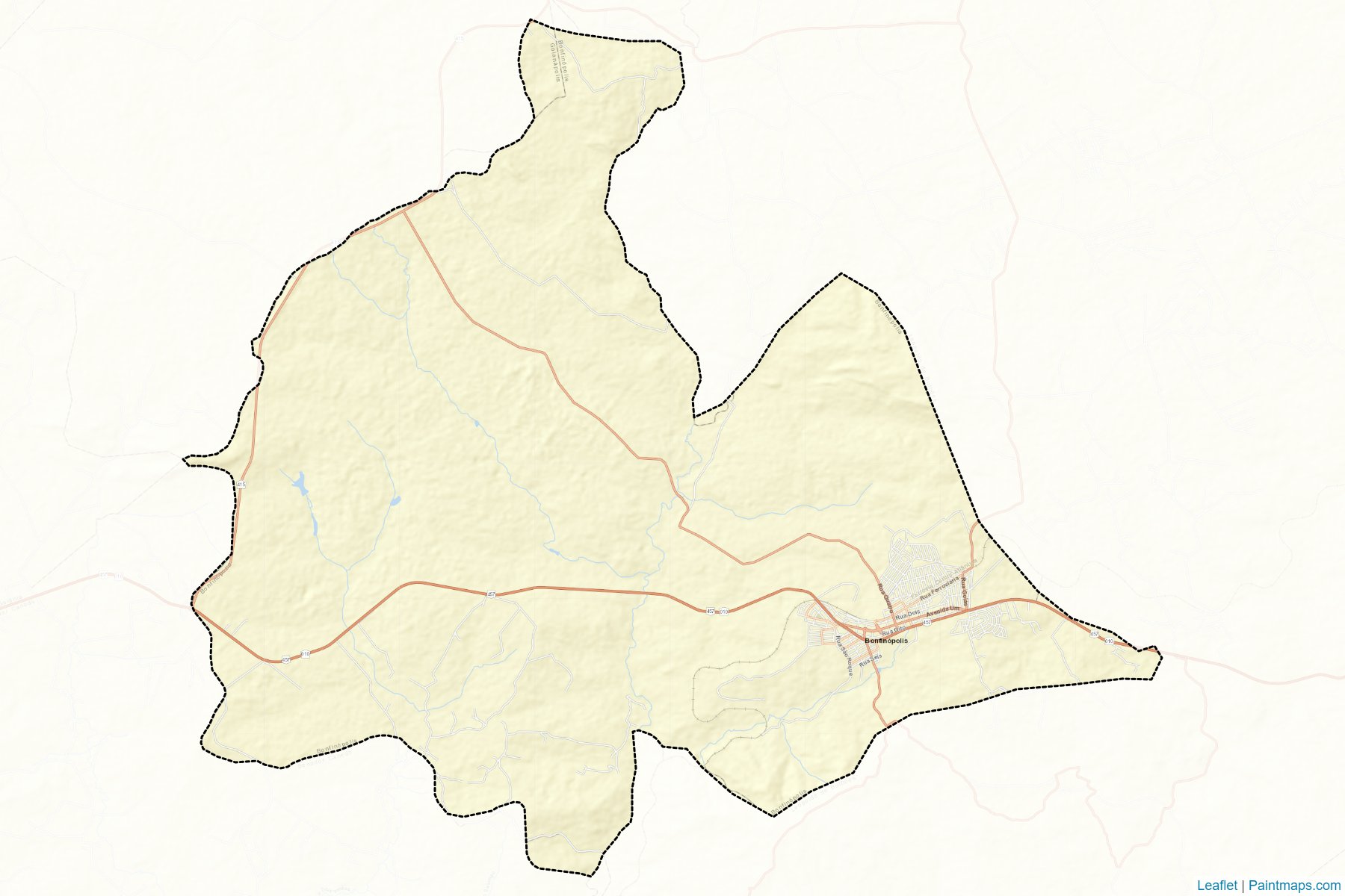 Bonfinopolis (Goias) Map Cropping Samples-2