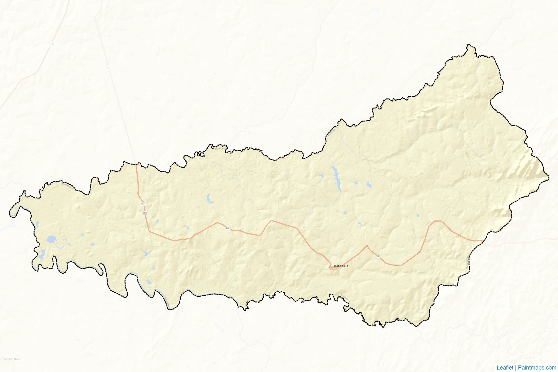 Bonopolis (Goias) Map Cropping Samples-2