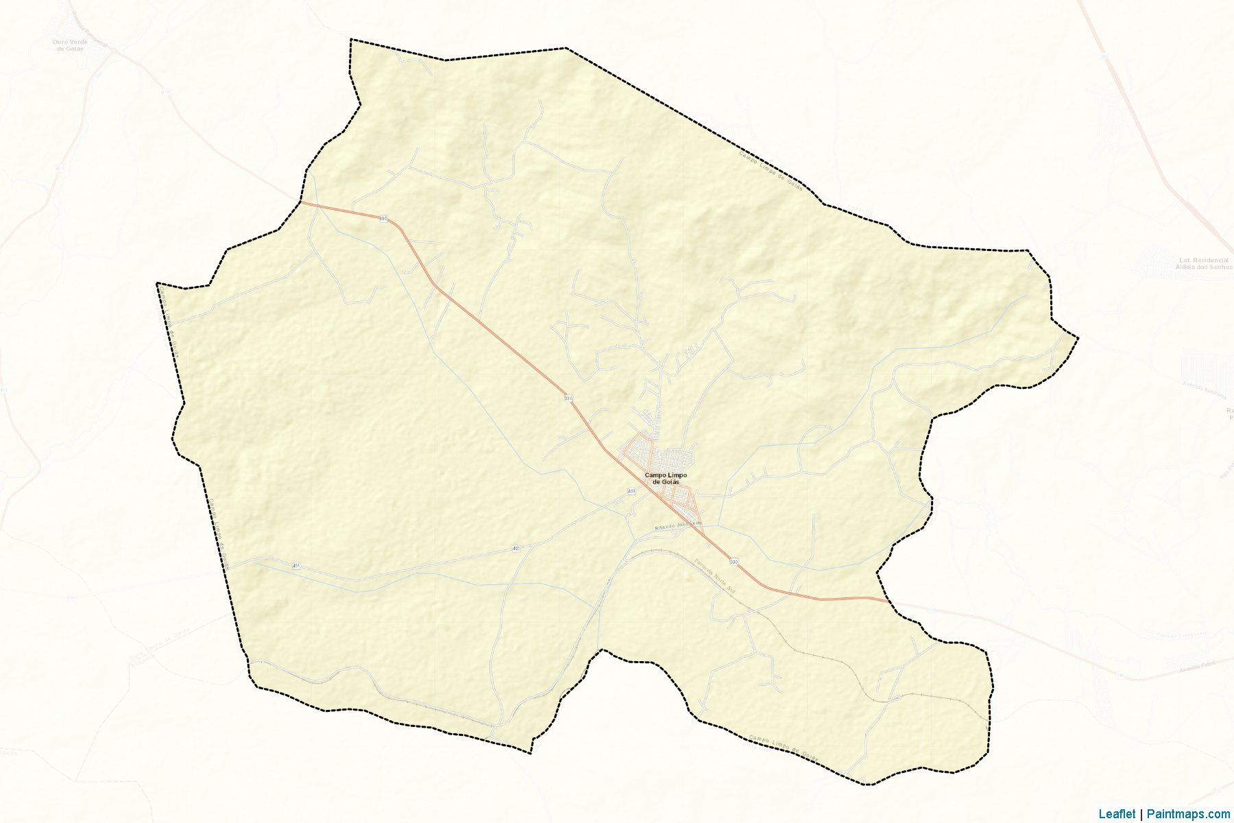 Campo Limpo de Goias (Goiás) Haritası Örnekleri-2