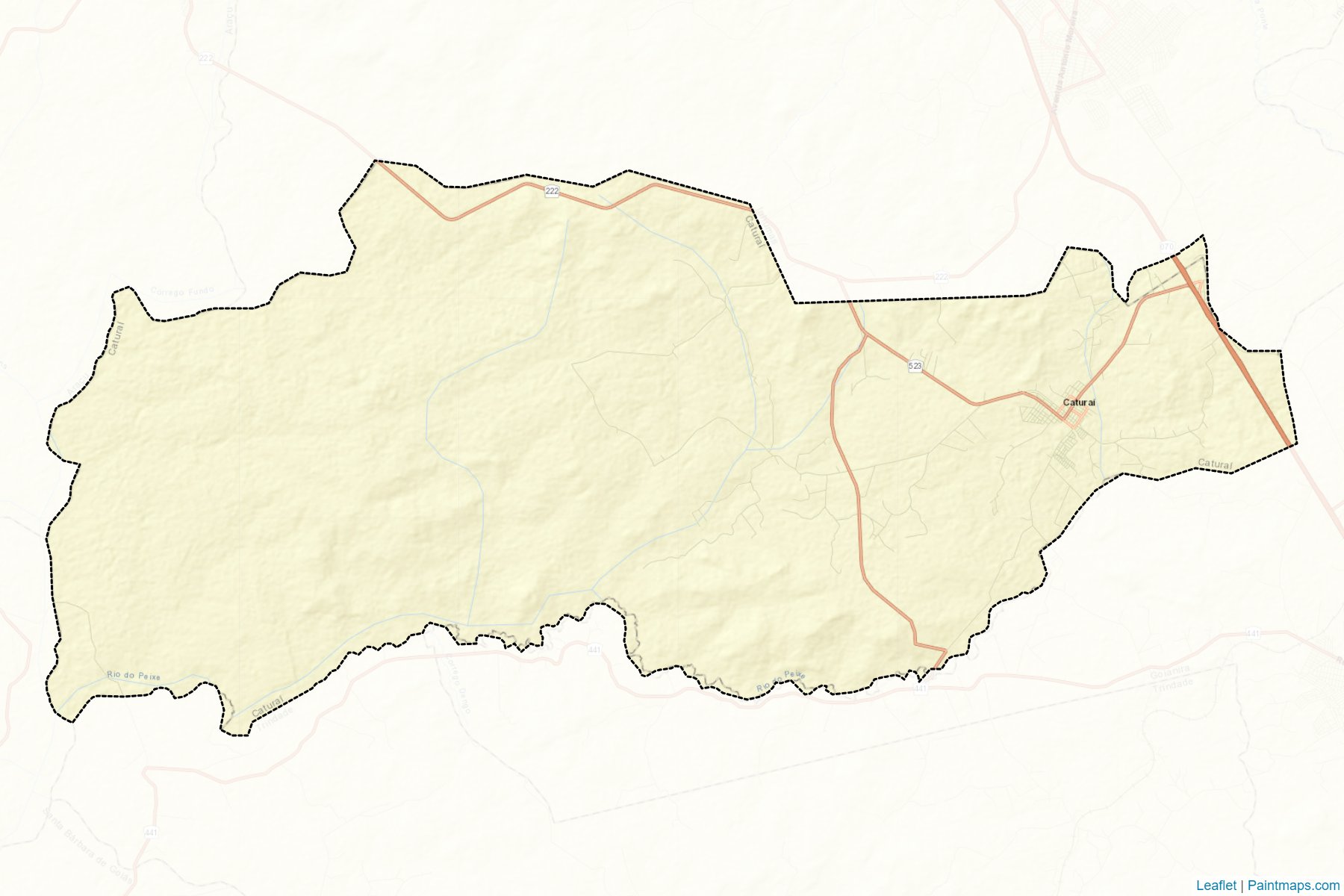 Caturai (Goias) Map Cropping Samples-2