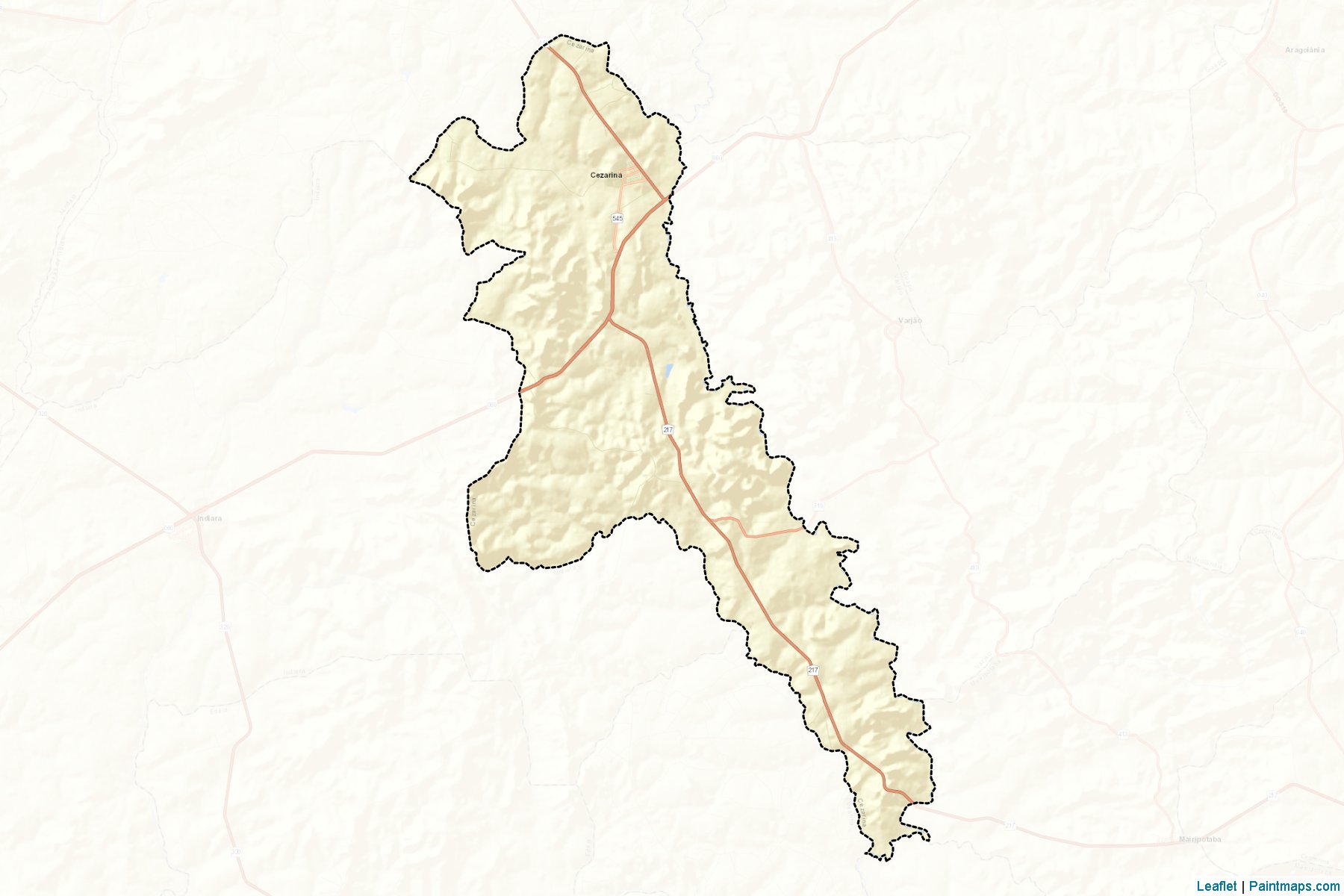 Cezarina (Goias) Map Cropping Samples-2