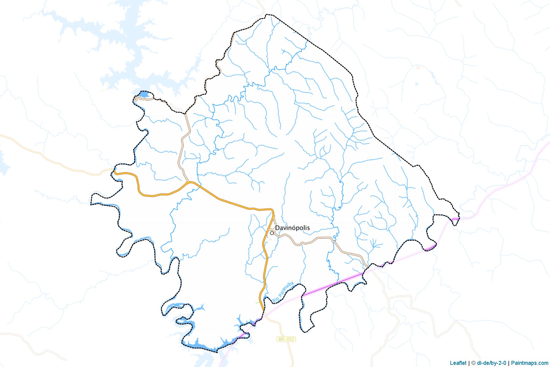 Davinopolis (Goias) Map Cropping Samples-1