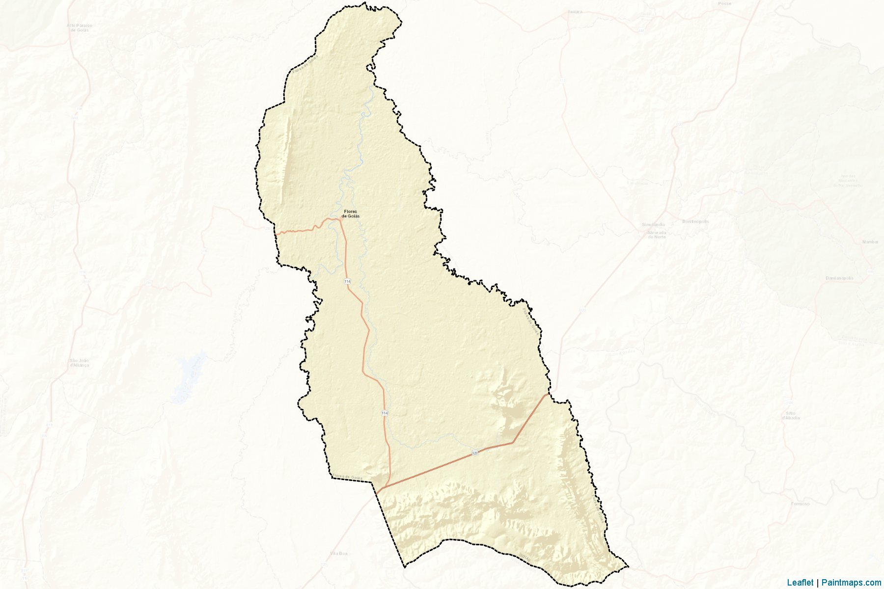 Flores de Goias (Goias) Map Cropping Samples-2