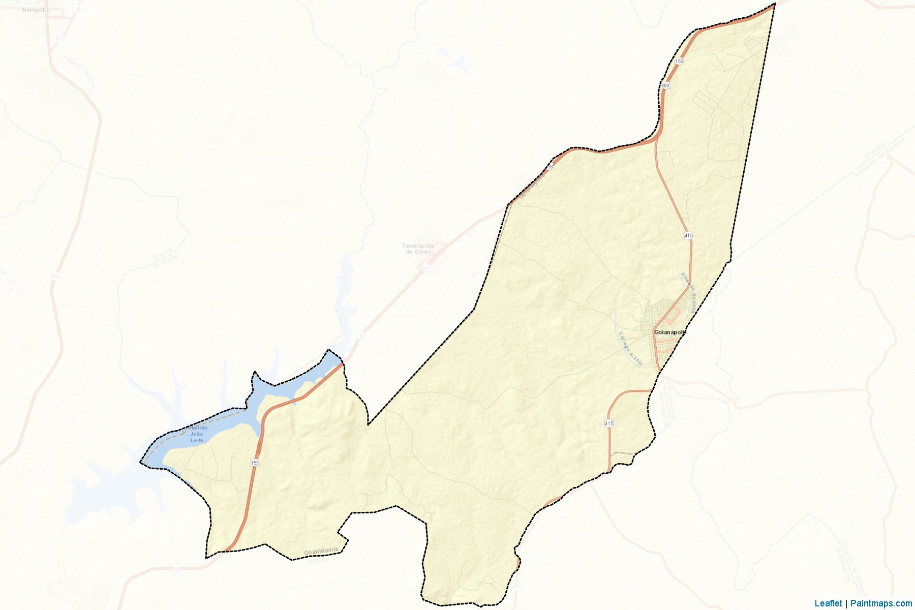 Goianapolis (Goias) Map Cropping Samples-2