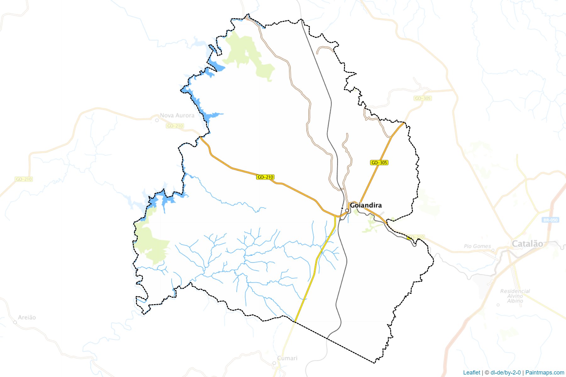 Goiandira (Goias) Map Cropping Samples-1