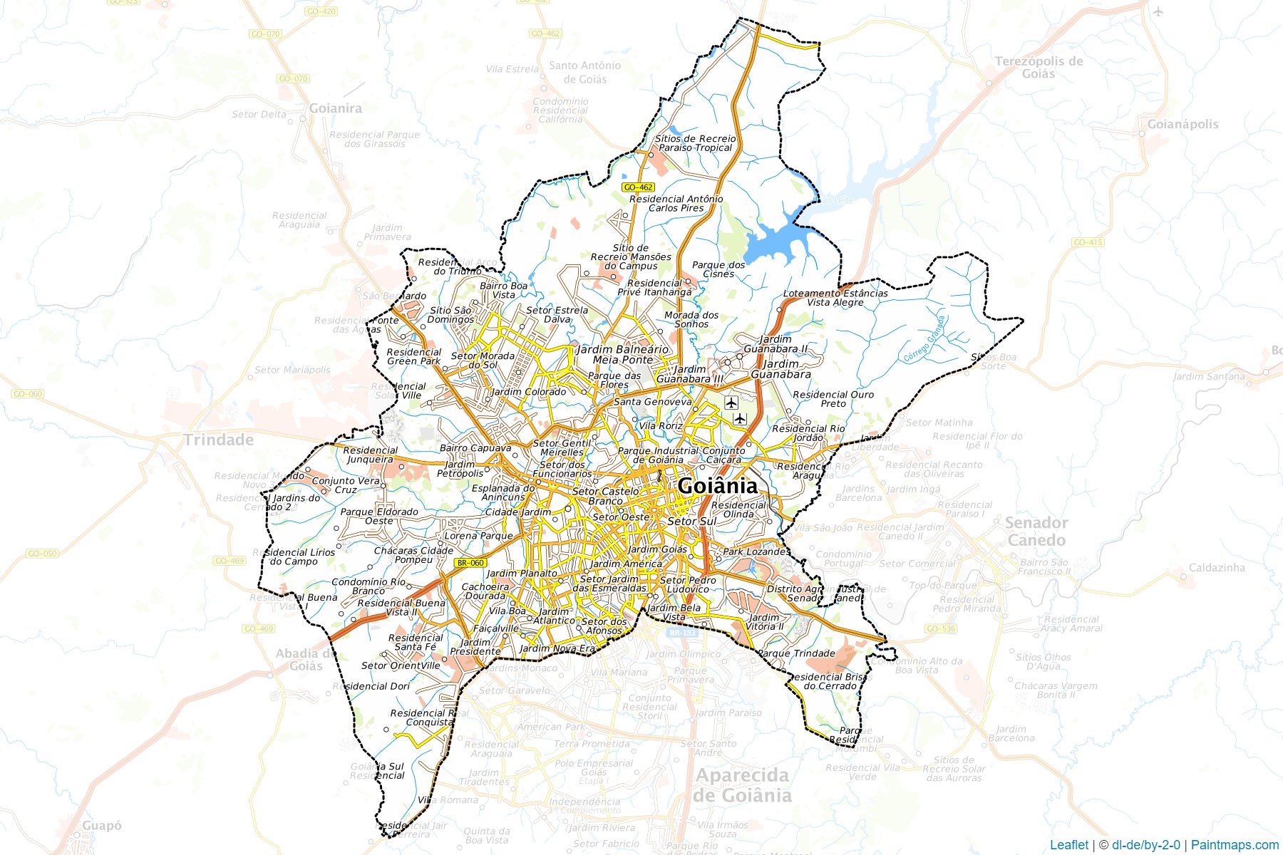 Goiania (Goiás) Haritası Örnekleri-1