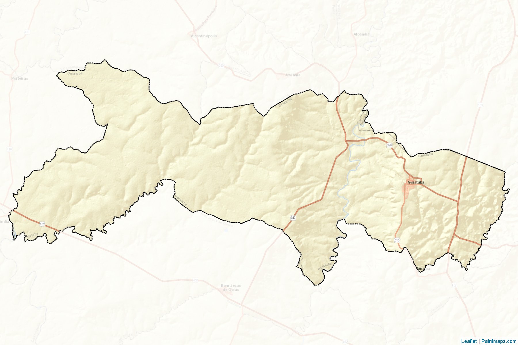 Goiatuba (Goias) Map Cropping Samples-2