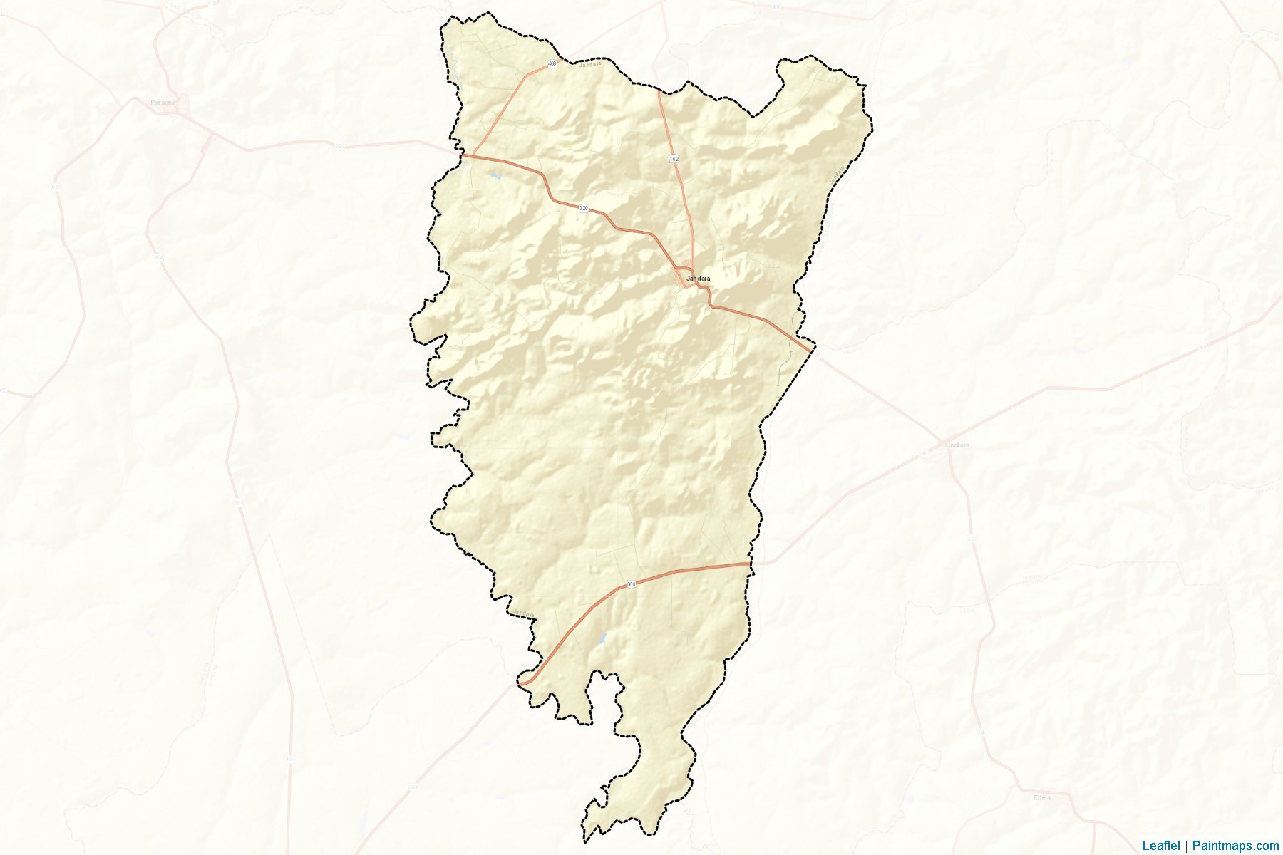 Muestras de recorte de mapas Jandaia (Goias)-2