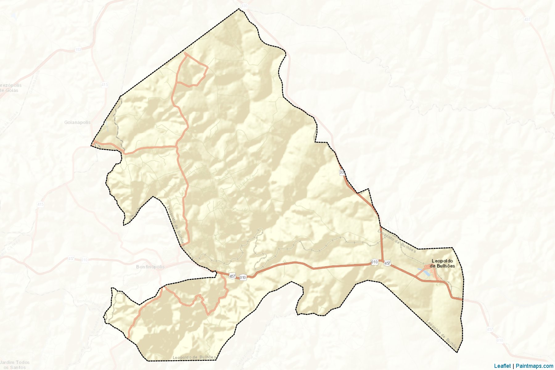 Leopoldo de Bulhoes (Goias) Map Cropping Samples-2