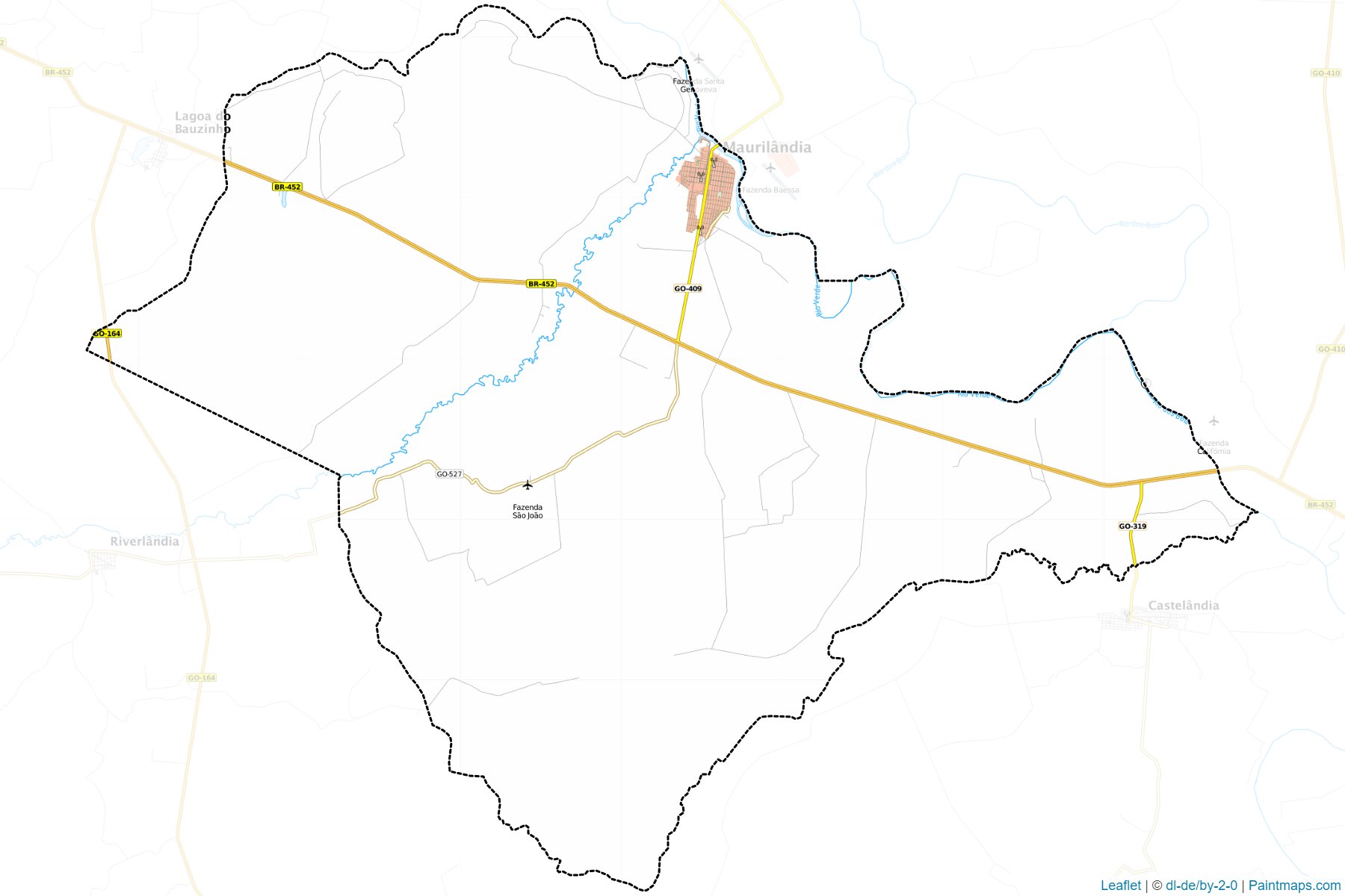 Maurilandia (Goias) Map Cropping Samples-1