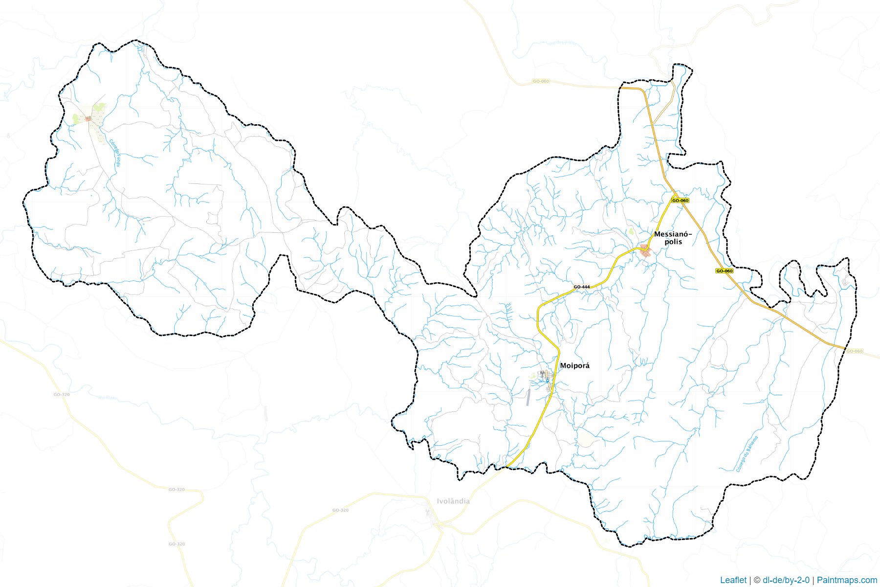 Muestras de recorte de mapas Moipora (Goias)-1