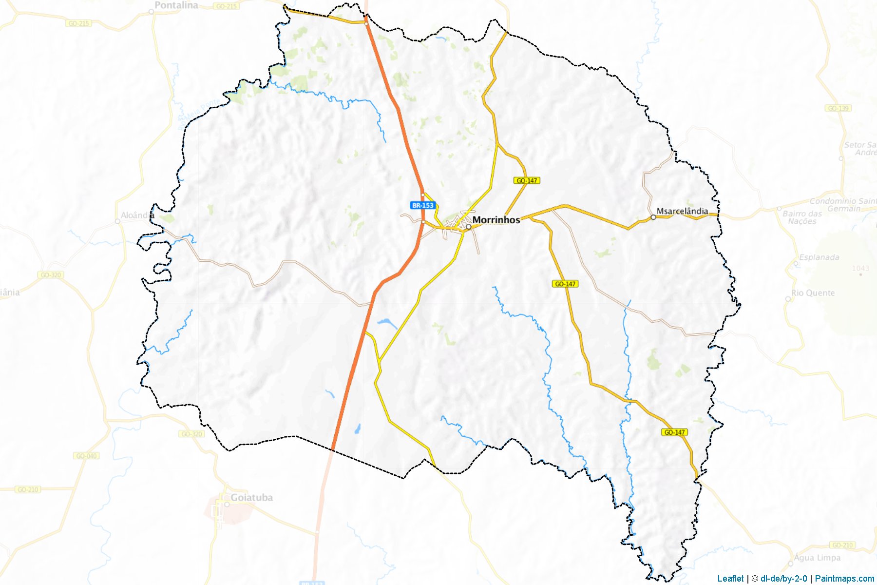 Morrinhos (Goias) Map Cropping Samples-1