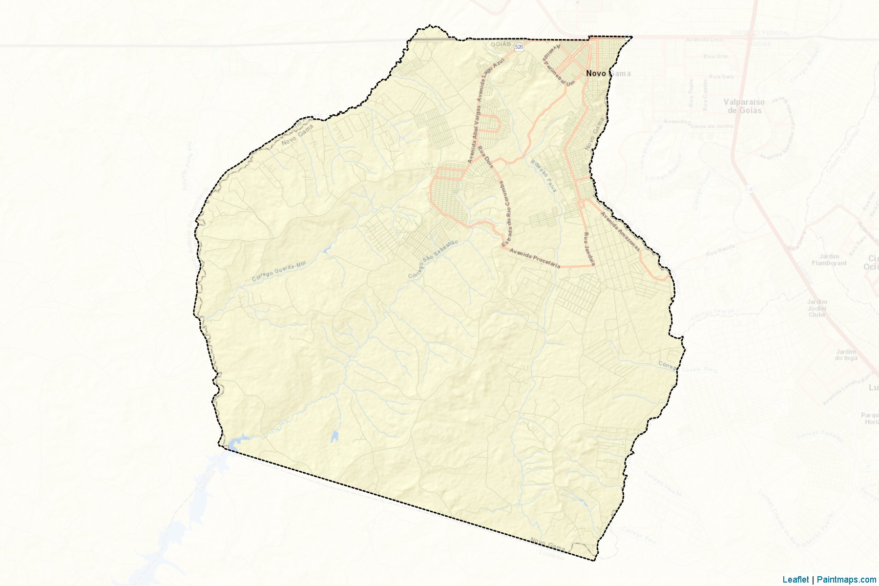 Novo Gama (Goias) Map Cropping Samples-2