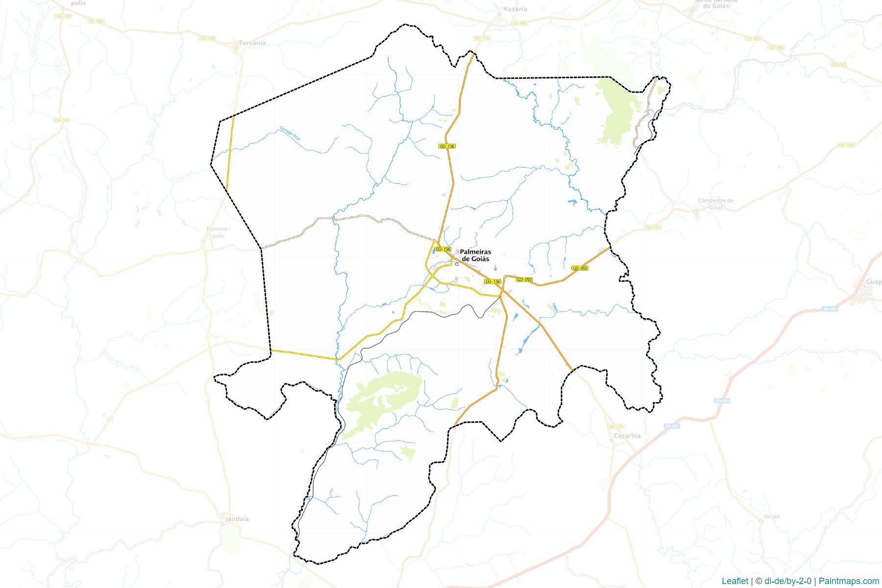 Palmeiras de Goias (Goias) Map Cropping Samples-1