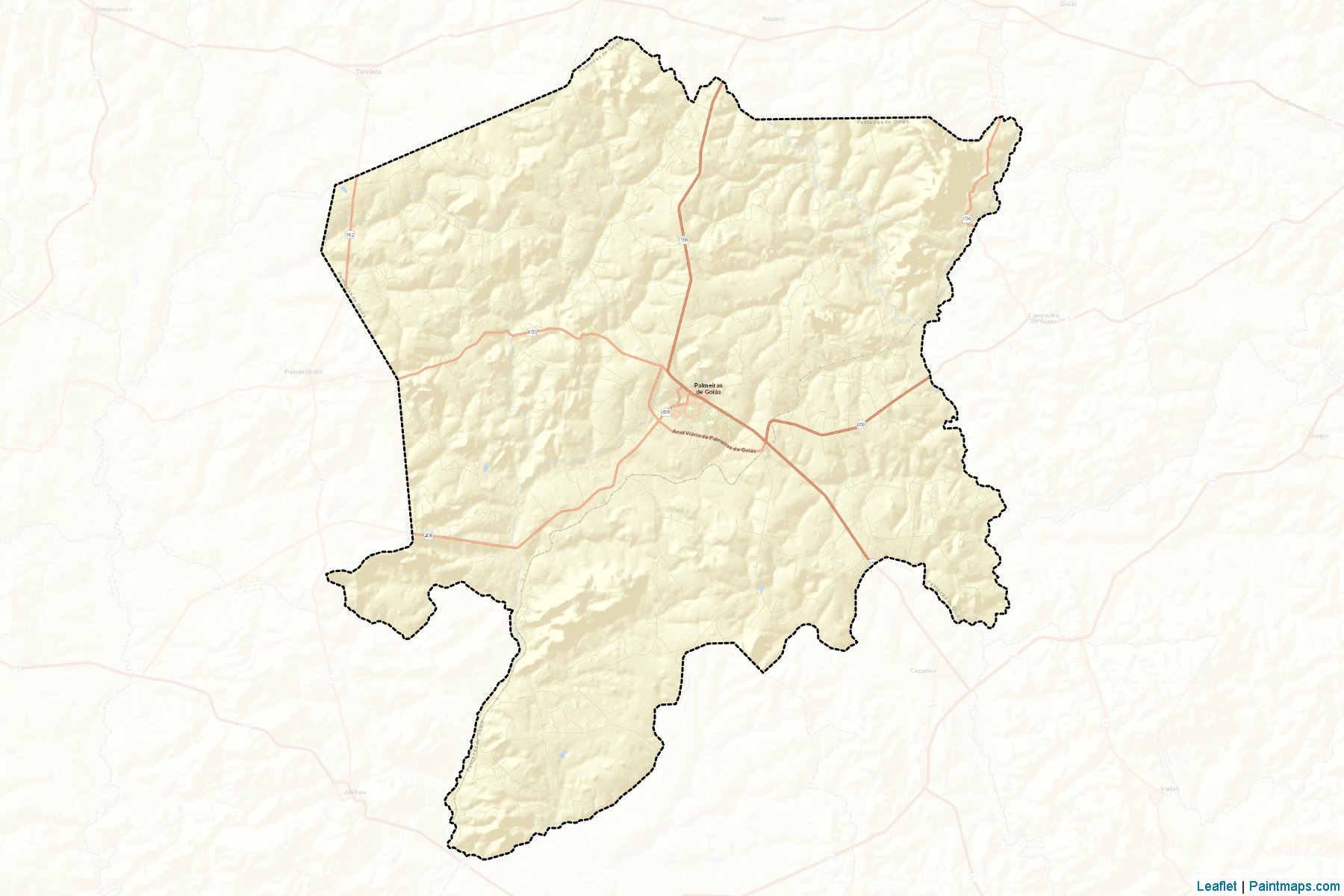 Palmeiras de Goias (Goias) Map Cropping Samples-2